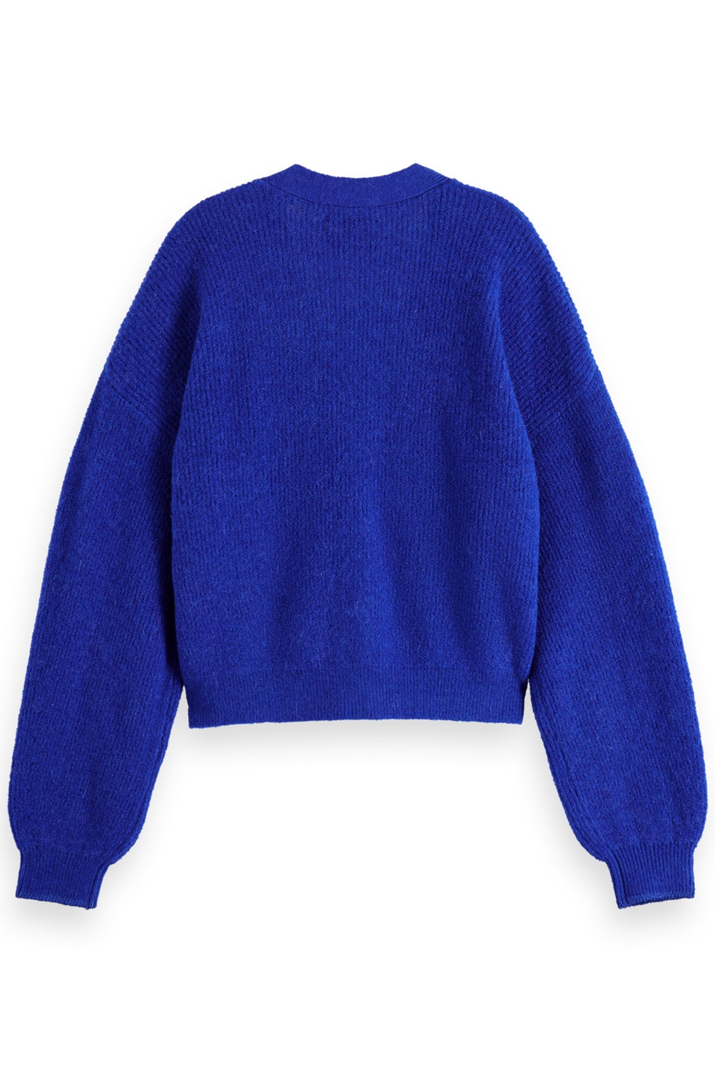 FUZZY RELAXED CARDIGAN ELECTRIC BLUE 5