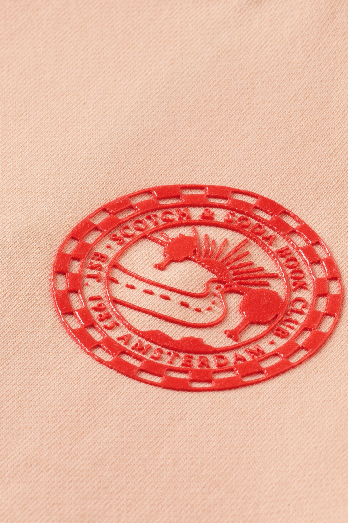 GIRL RELAXED-FIT HOODIE PALE PEACH 3