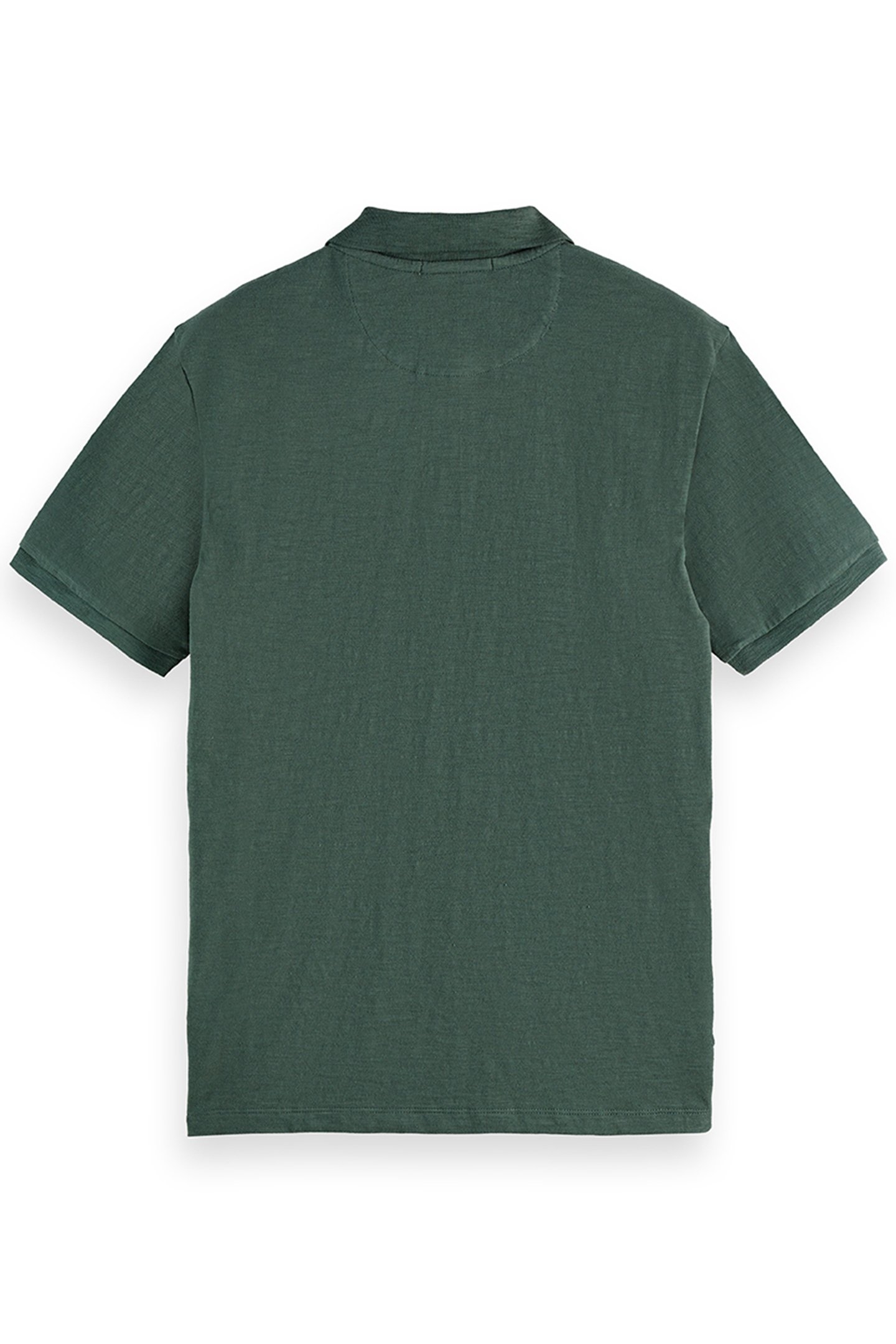 SS PANEL WASHED SLUB POLO KHAKI GREEN 2
