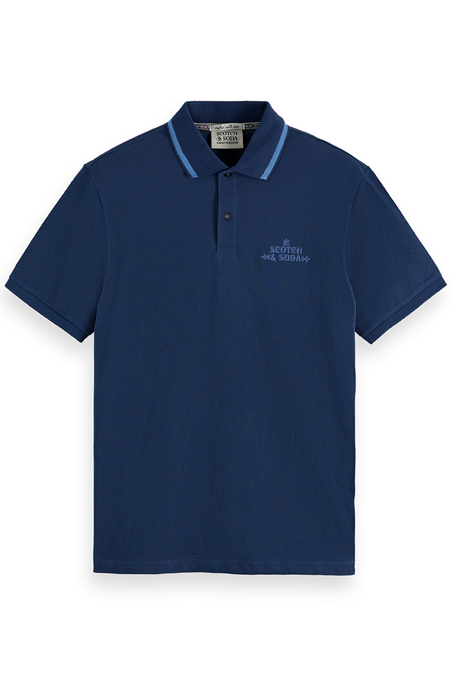 PIQUE SS POLO DARK OBSIDIAN 1