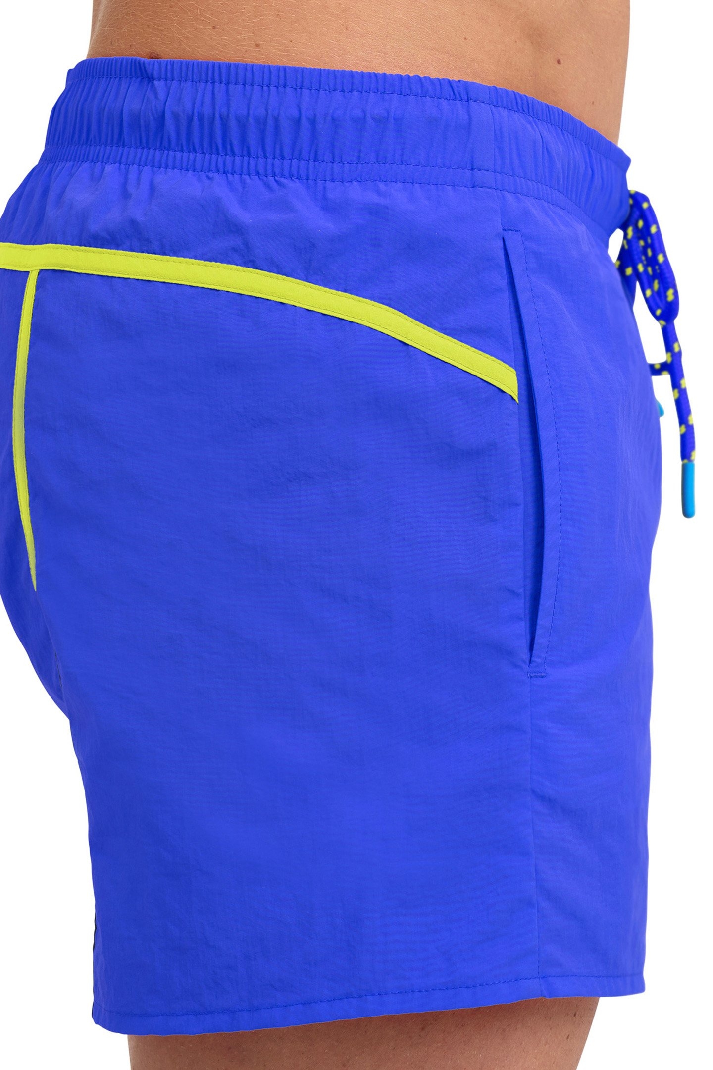 MEN'S ARENA PRO_FILE BEACH X-SHORT NEON BLUE-SOFT GREEN 4