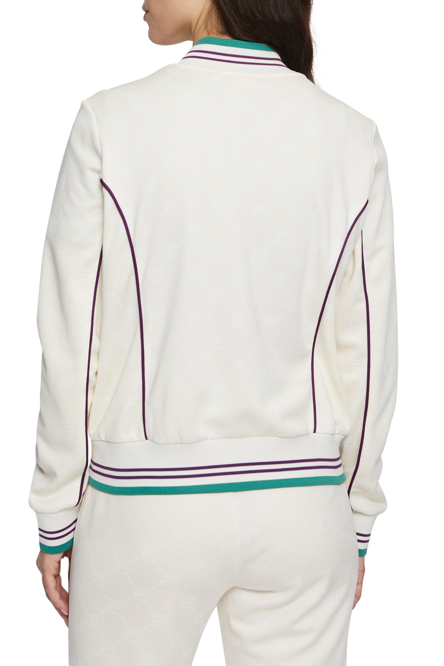 LAMIM TRACK JACKET ANTIQUE WHITE F-BOX MONOGRAM AOP 2