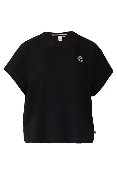 S.OLIVER-QS T-SHIRTS BLACK 4