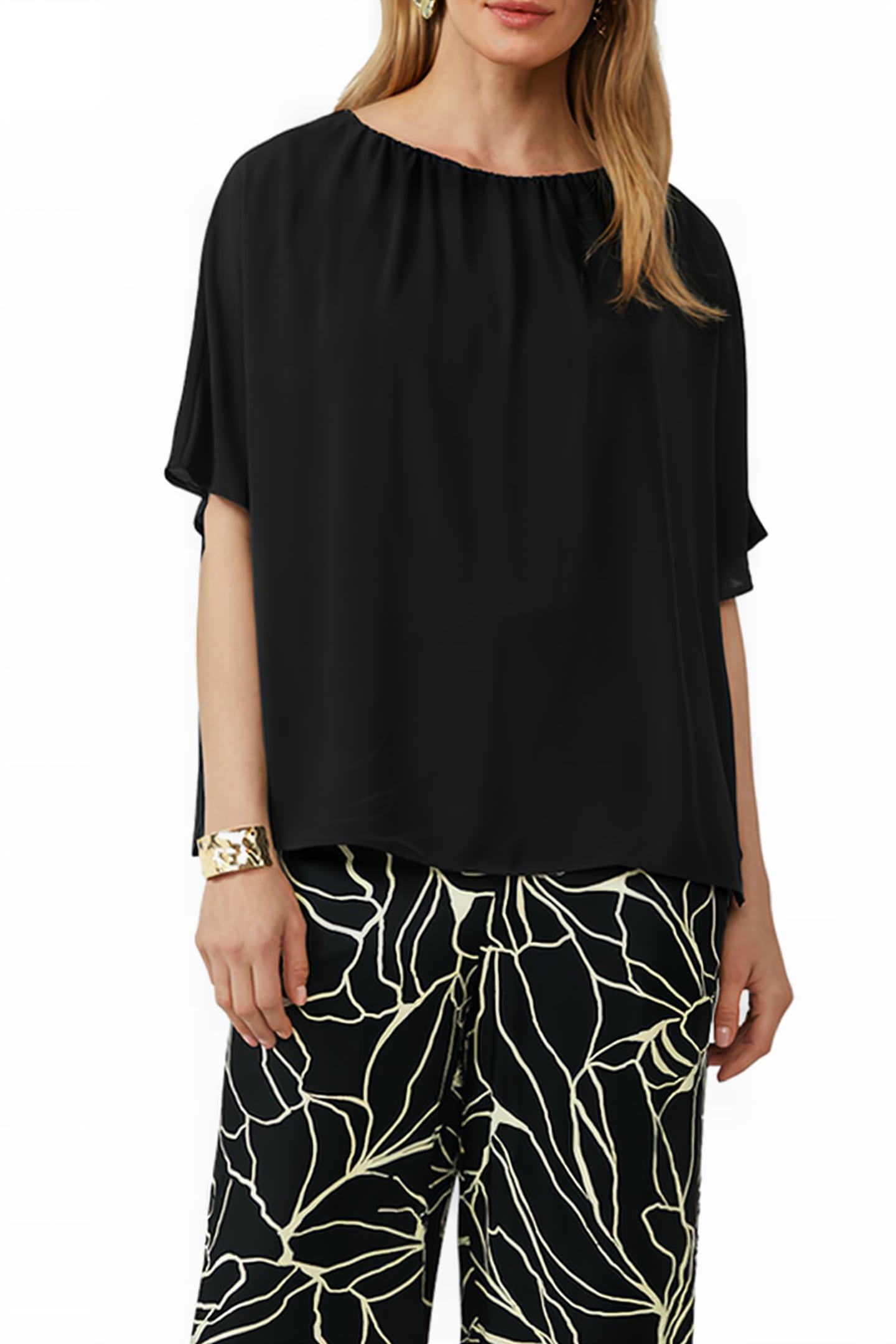 S.OLIVER T-SHIRTS BLACK 1