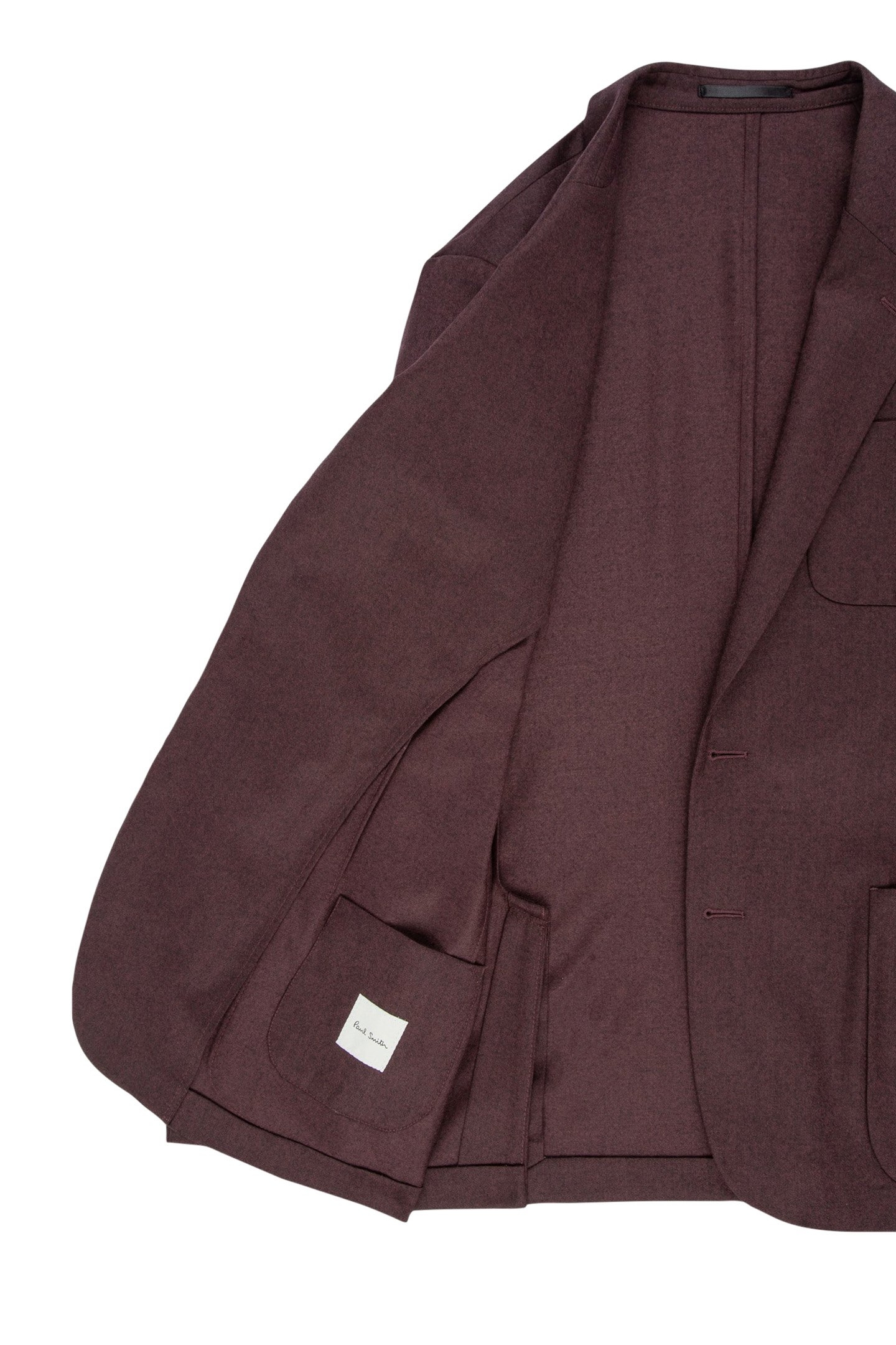 2 BUTTON PATCH POCKET JACKET VERY DARK RED 6