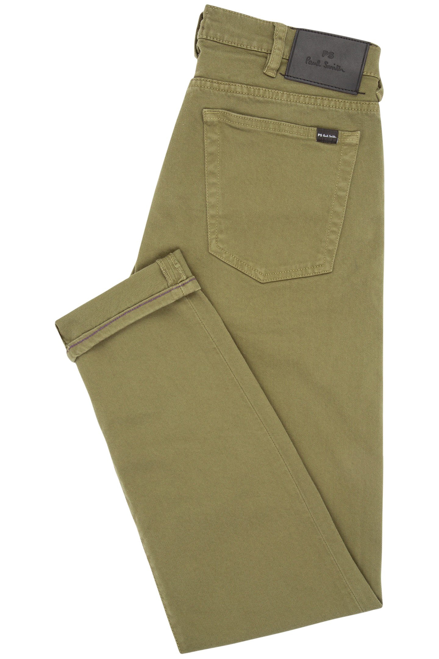 TAPERED FIT JEAN MILITARY GREEN 4
