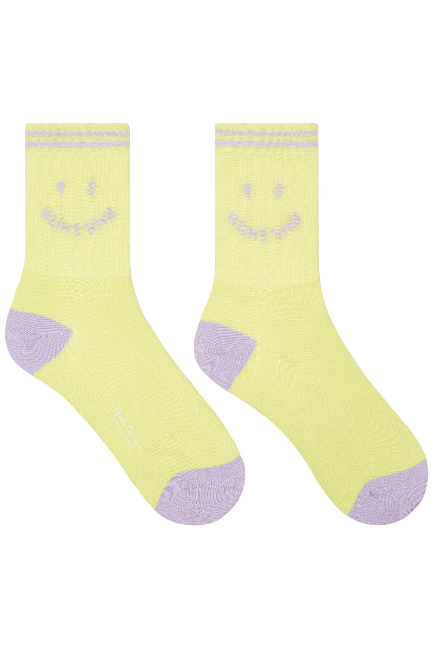 SOCK RIB HAPPY YELLOW 2