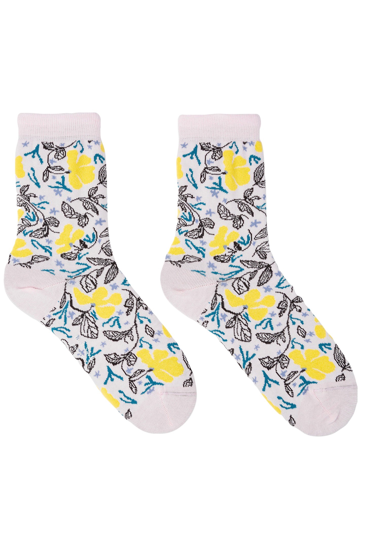 SOCK SEA FLRL PINK 2