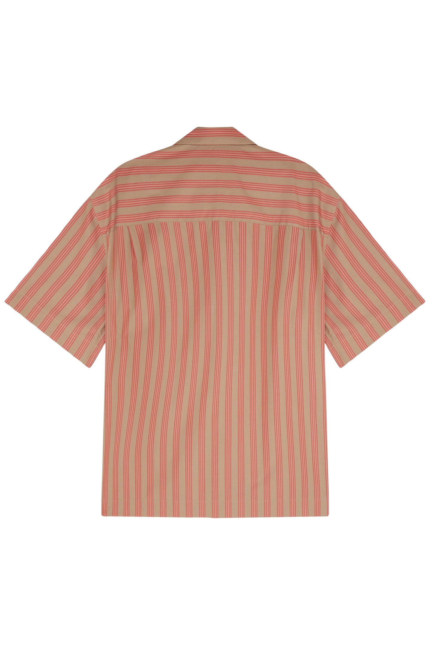 S/S OVER SIZED SHIRT TAN 2