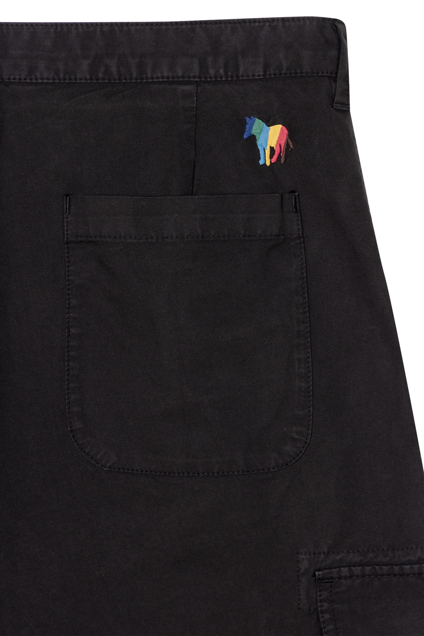 MENS CARGO TROUSER BLACK 4