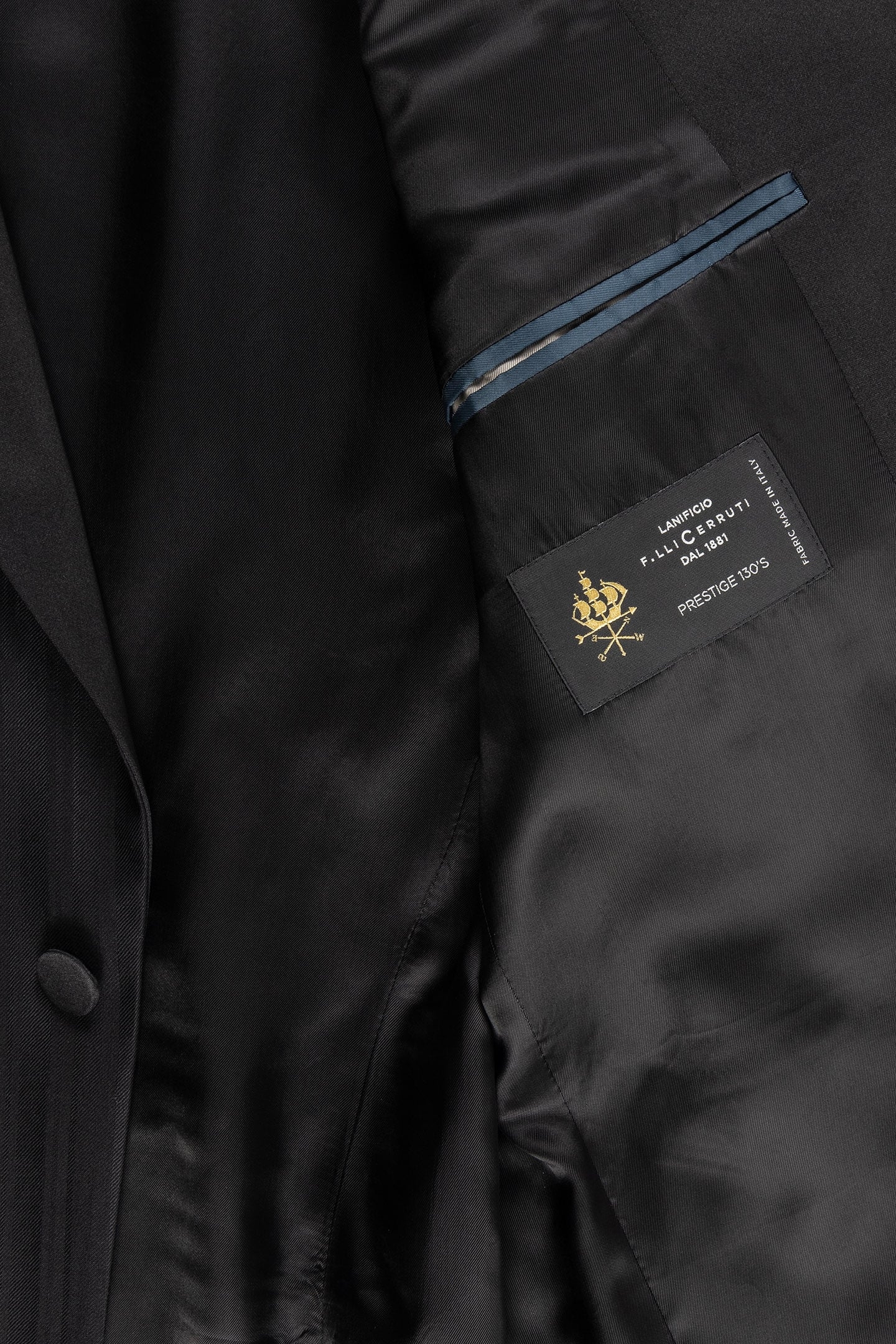 MENS EVENING 1 BUTTON JACKET BLACK 8