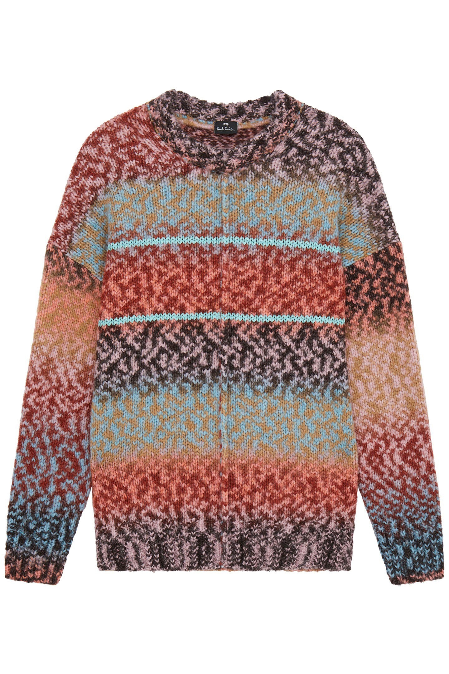 KNITTED SWEATER CREW NECK POWDER PINK 4