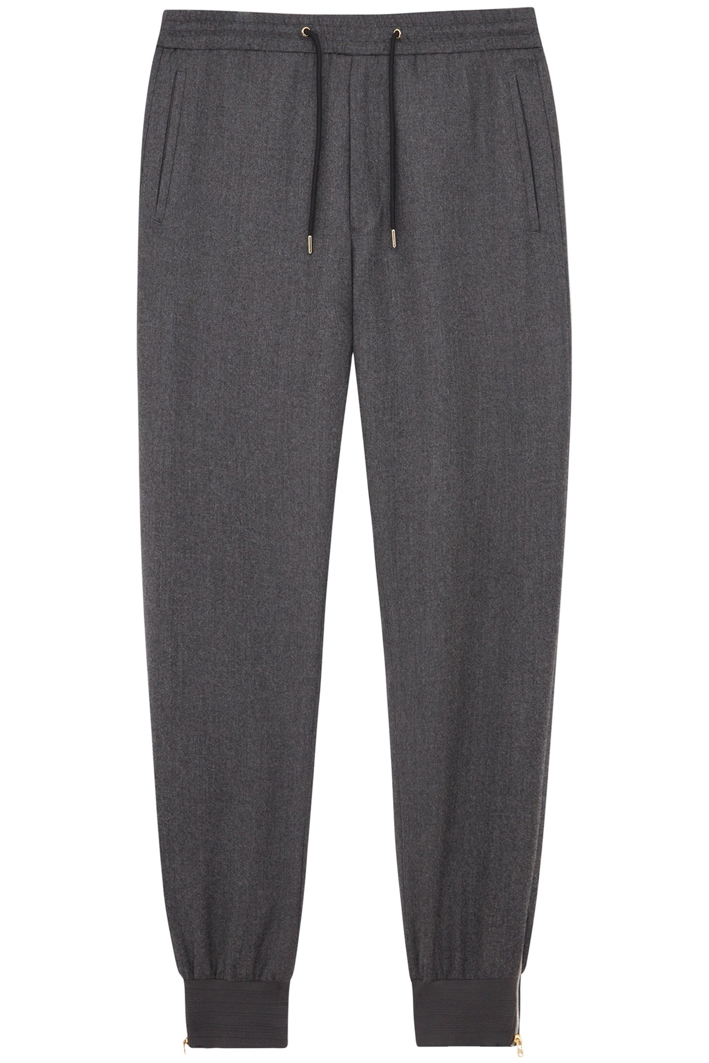 MENS DRAWCORD TROUSER GREY MELANGE 1