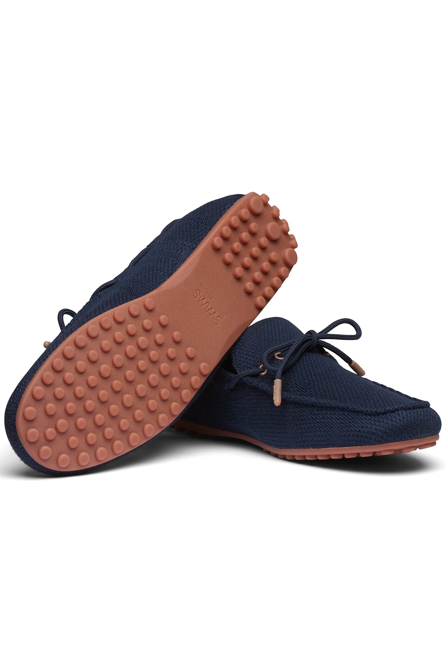 BRAIDED LACE KNIT DRIVER NAVY 3