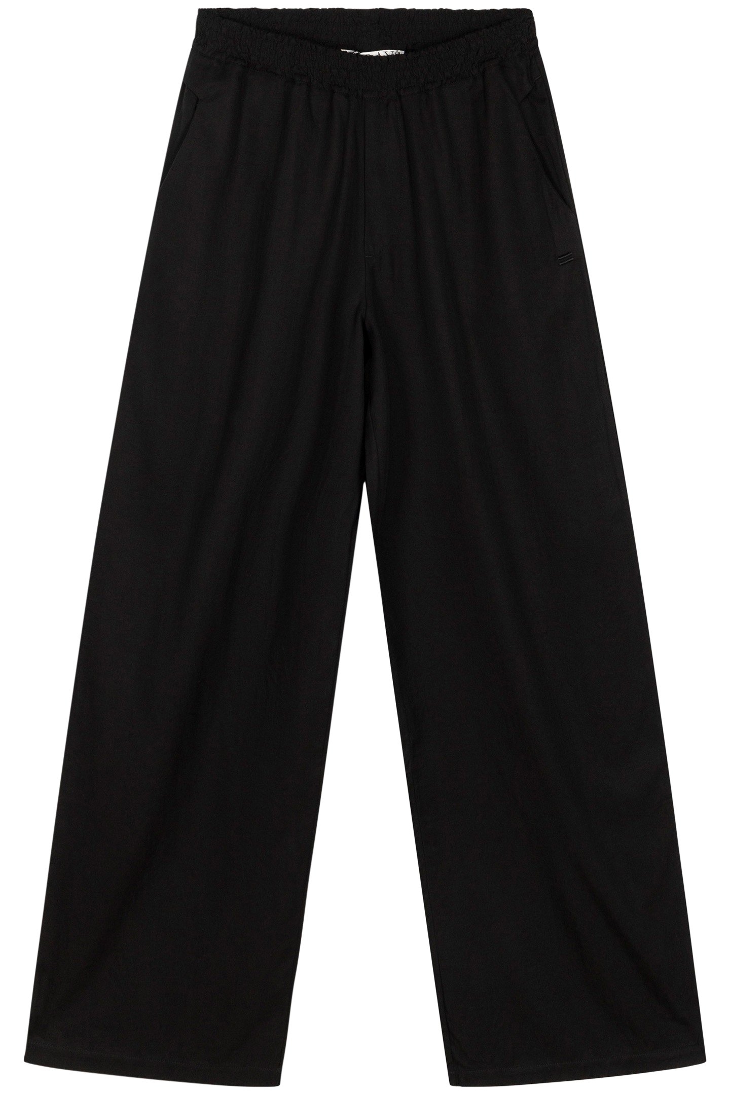 FLOWY WOVEN PANTS BLACK 4