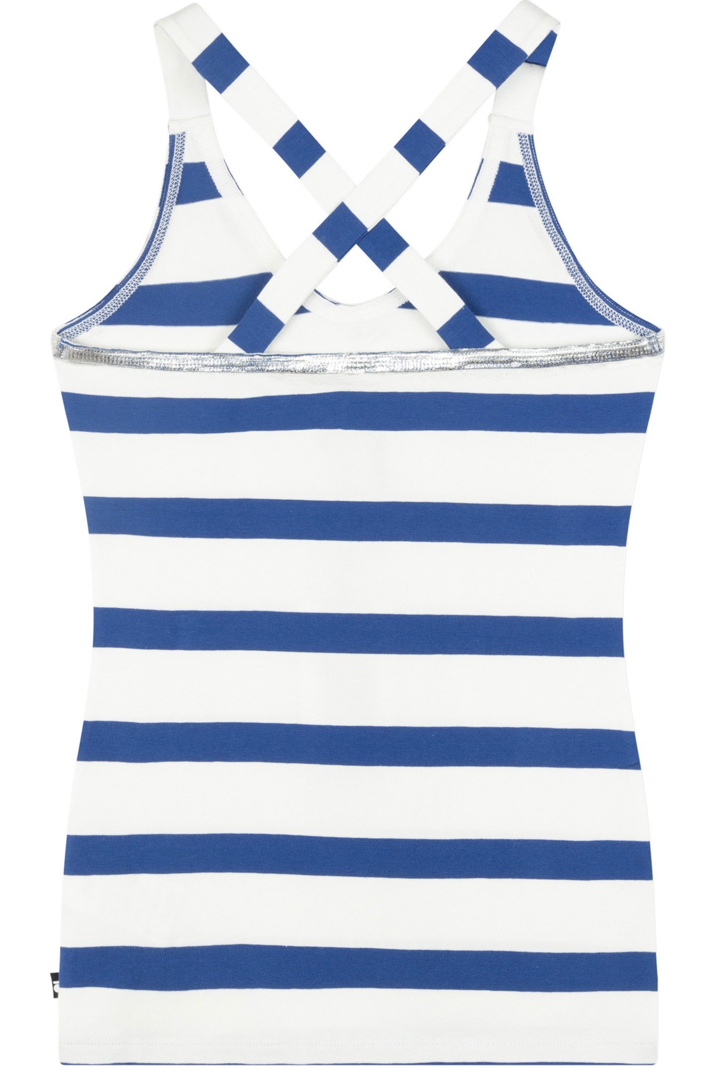 WRAPPER STRIPES FOIL ECRU/ELECTRIC BLUE 5