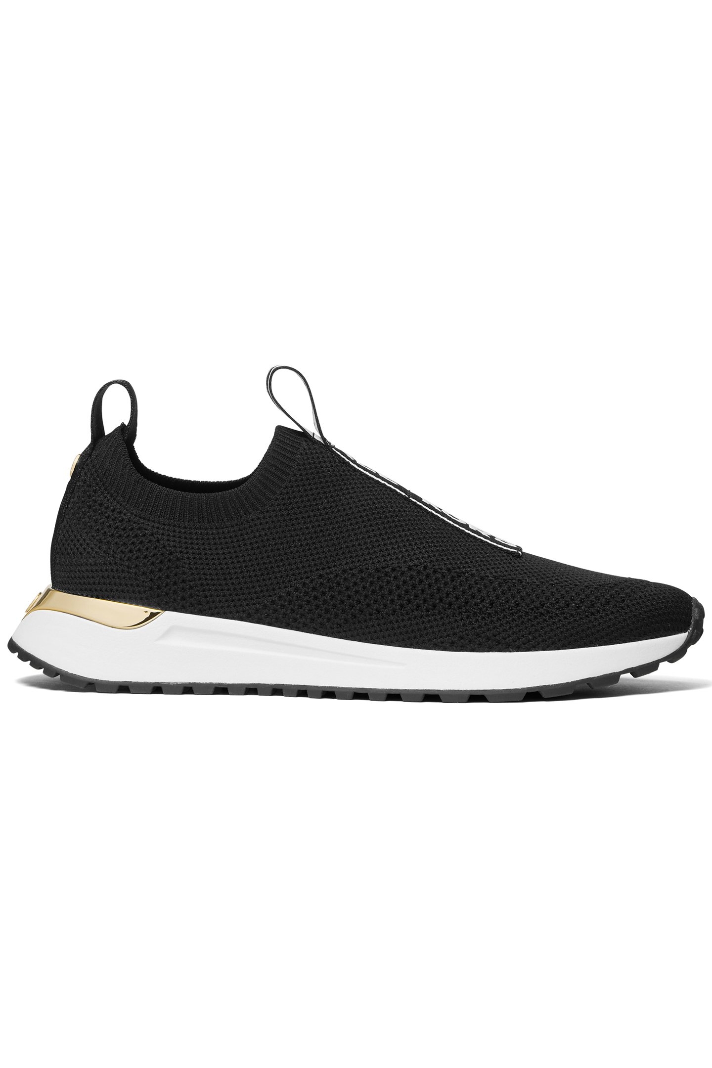 BODIE SLIP ON TRAINER IN BLACK WITH LOGO 1