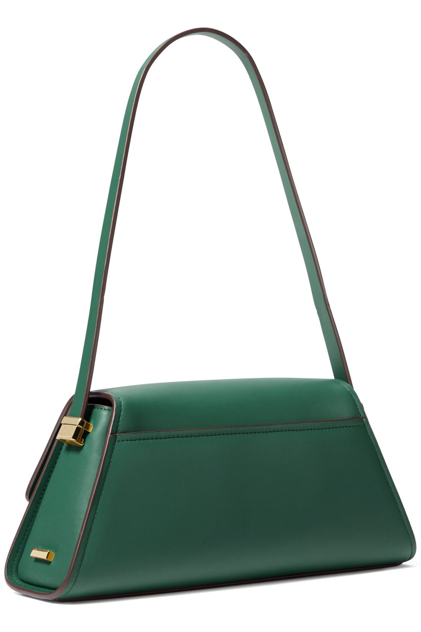 SMALL LEATHER SHOULDER BAG IN GREEN 3