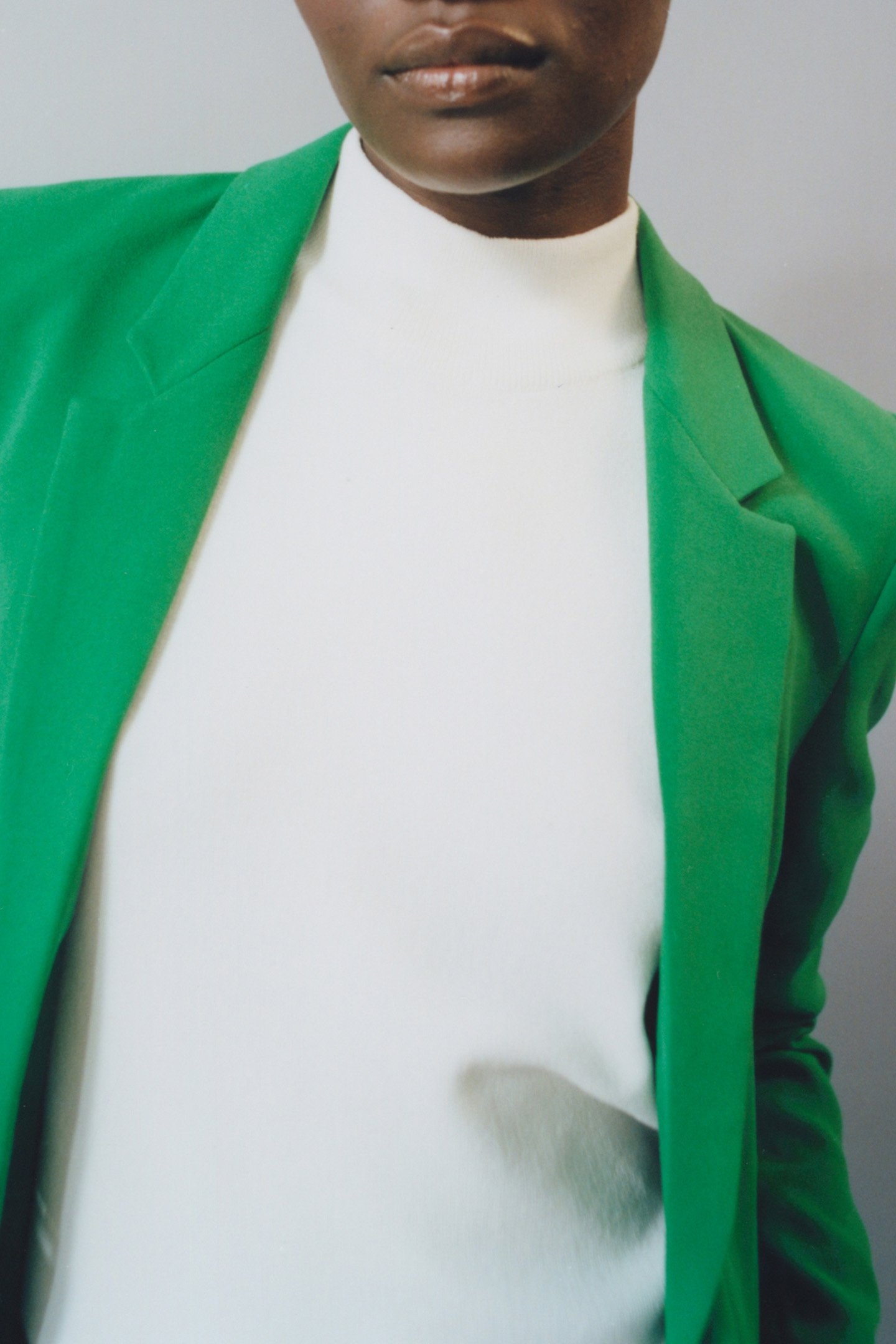 GREEN RECYCLED POLYESTER SUIT JACKET 7