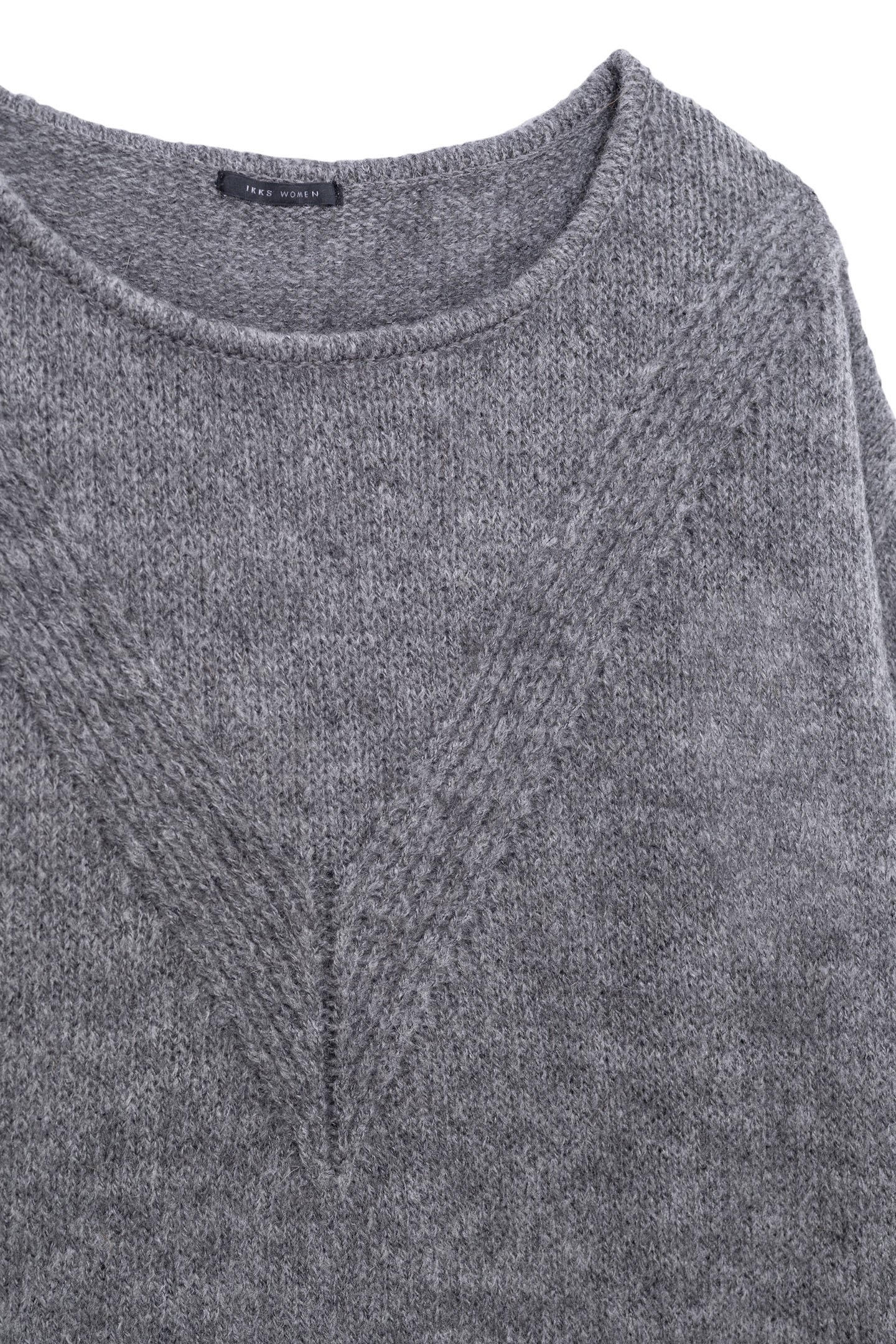GREY HERRINGBONE KNIT SWEATER 8