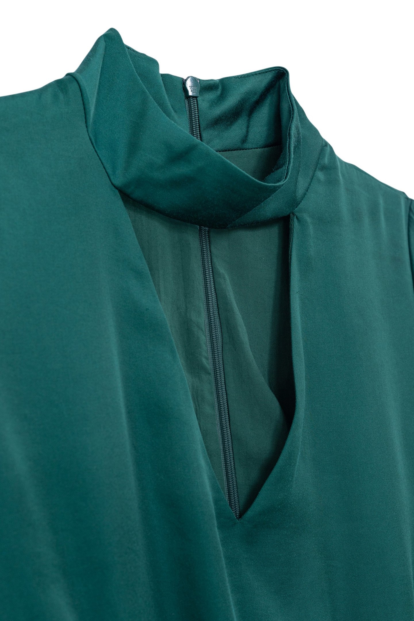 EMERALD GREEN MAXI BOW DRESS 2