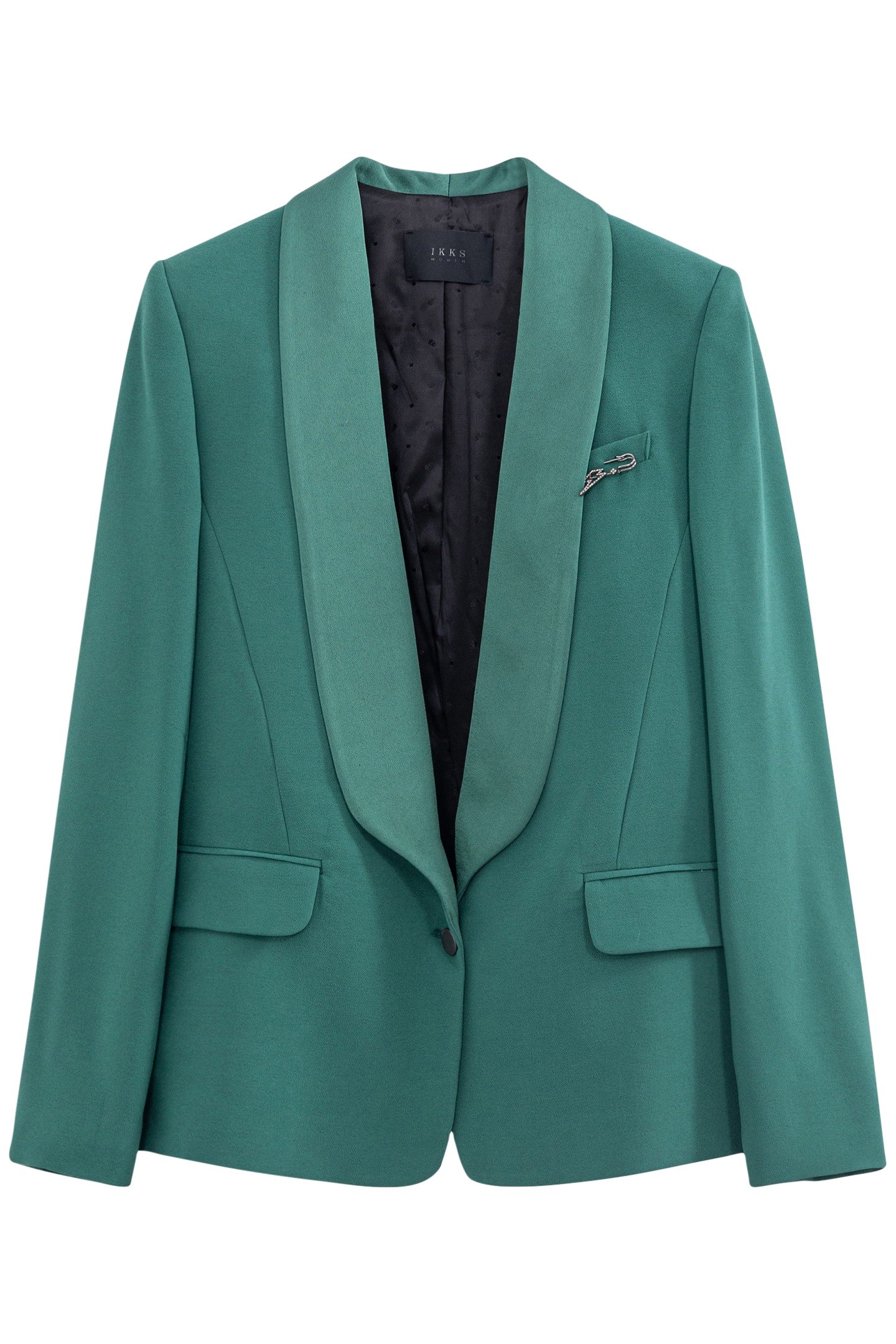 EMERALD OVERSIZED SHAWL COLLAR SUIT JACKET 1