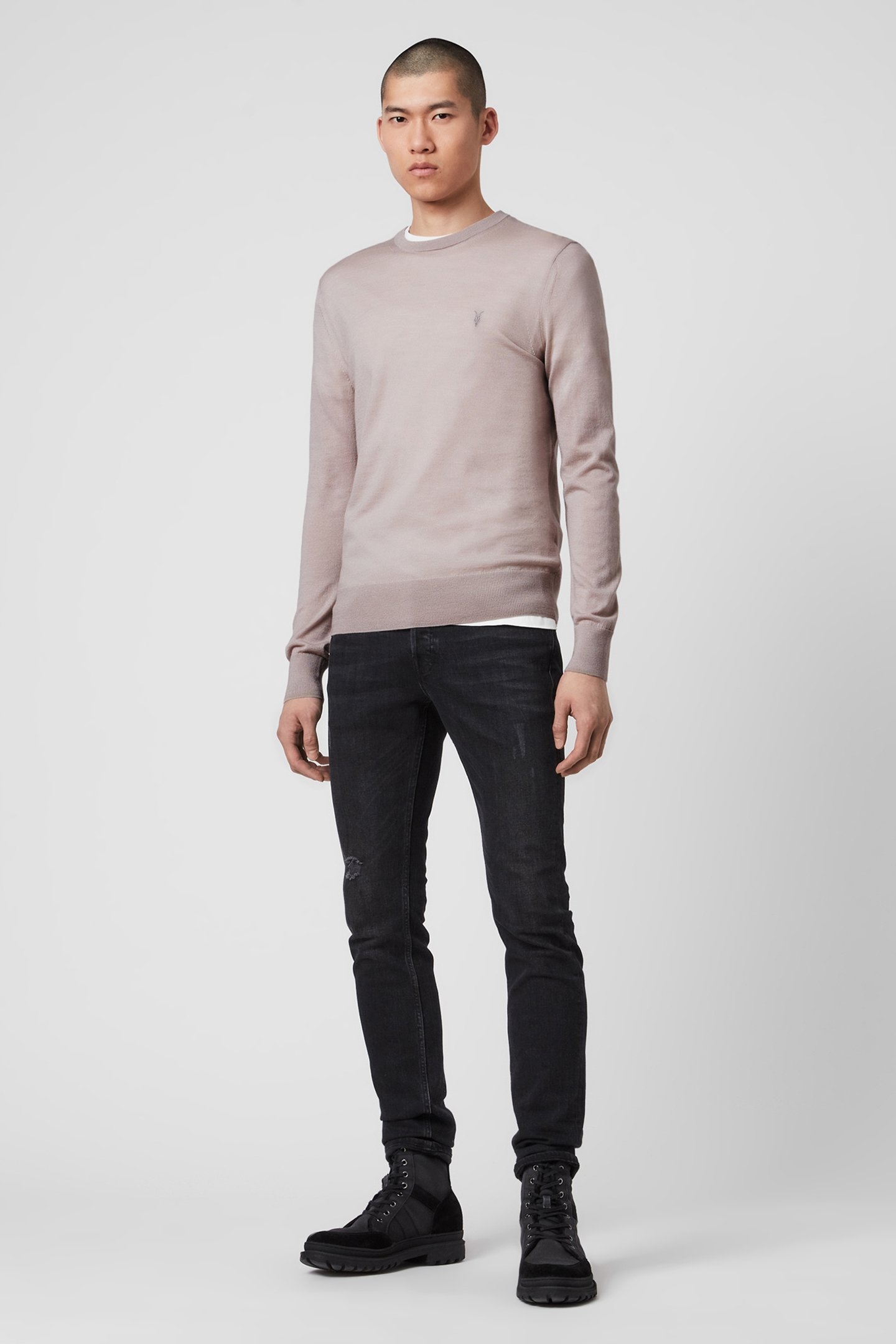 MODE MERINO CREW GRAIN TAUPE 2