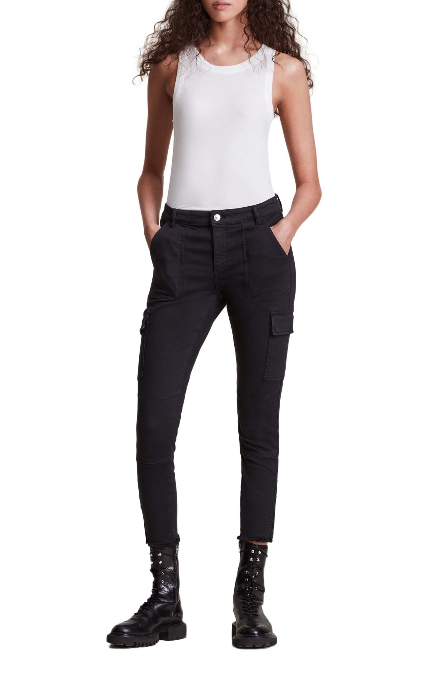 DURAN SKINNY CARGO BLACK 2
