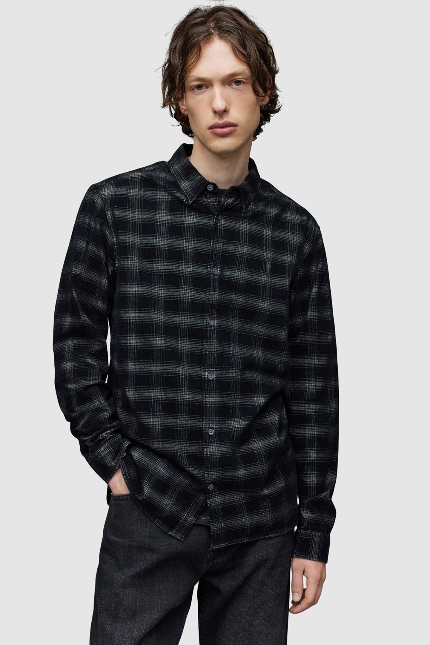 EASTBURN LS SHIRT BLACK 1