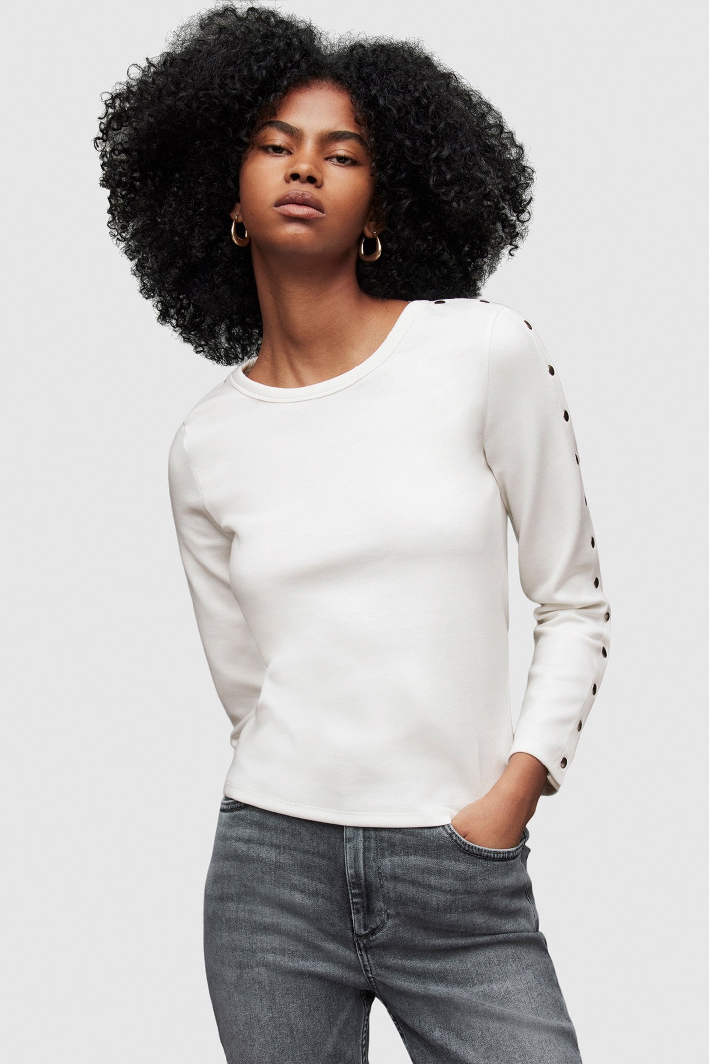 AVA LS TOP CHALK WHITE 1