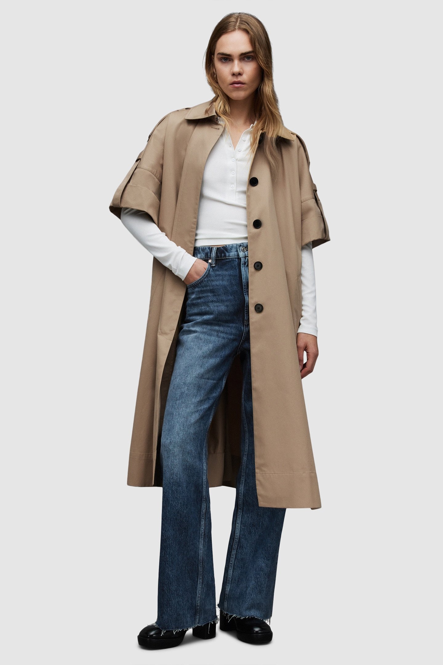 TINA TRENCH CAMEL 1