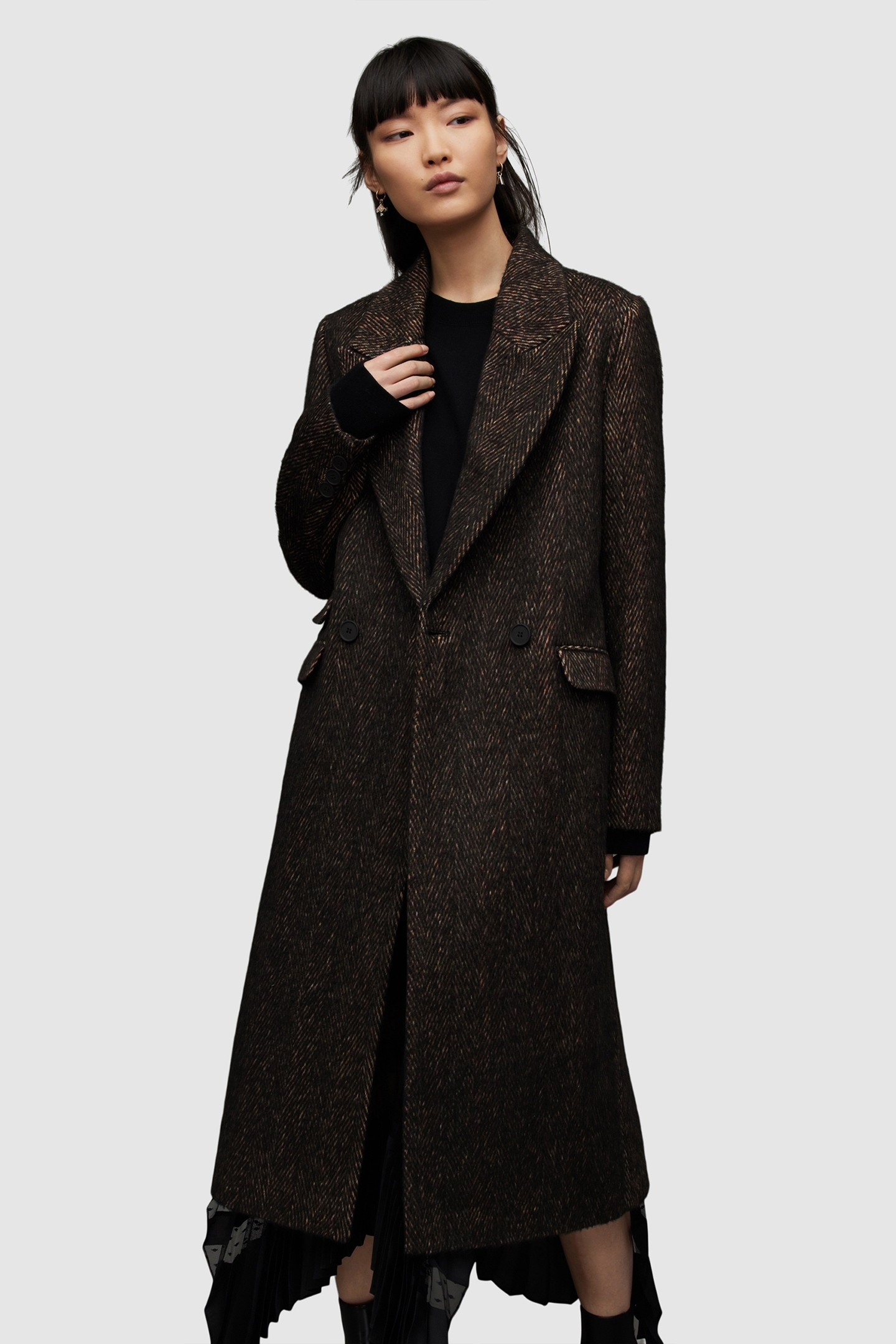 ELYRIA COAT BLACK MULTI 6