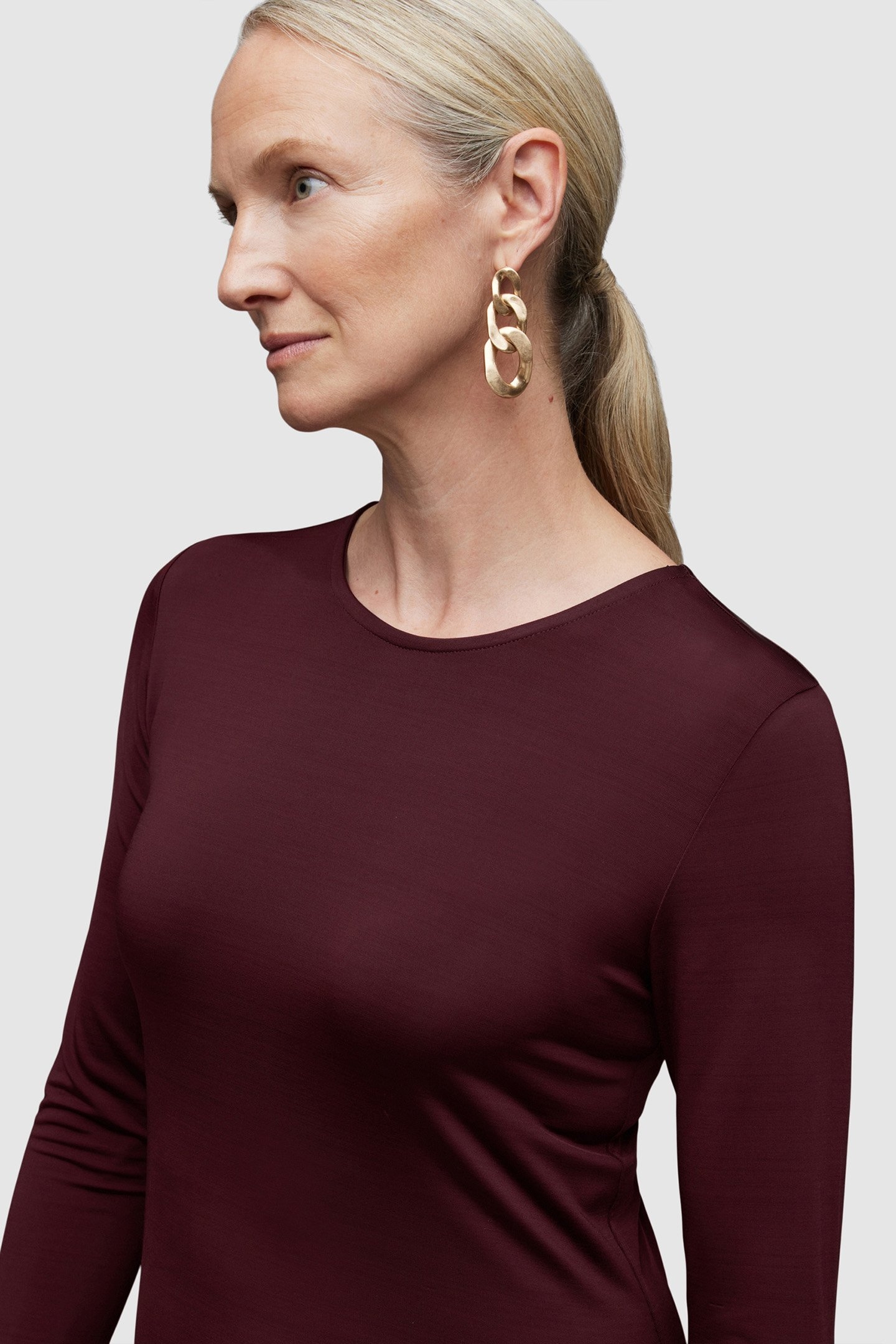 KATLYN LS MAXI DRESS WINTER ORCHID RED 6