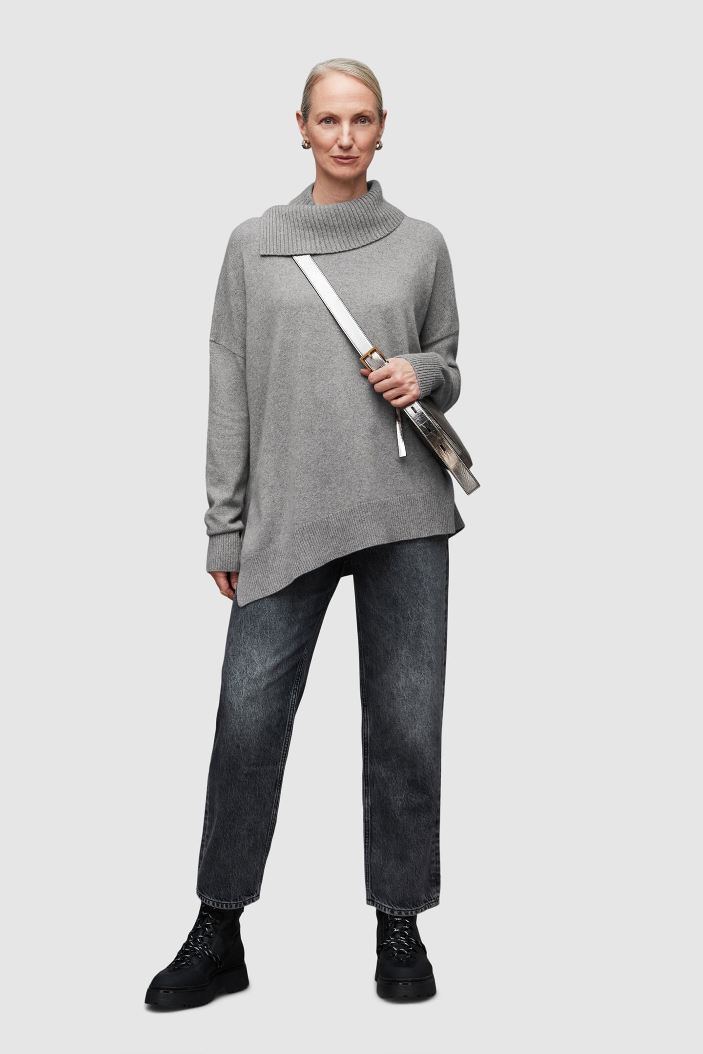 WHITBY CASH JUMPER MID GREY MARL 5