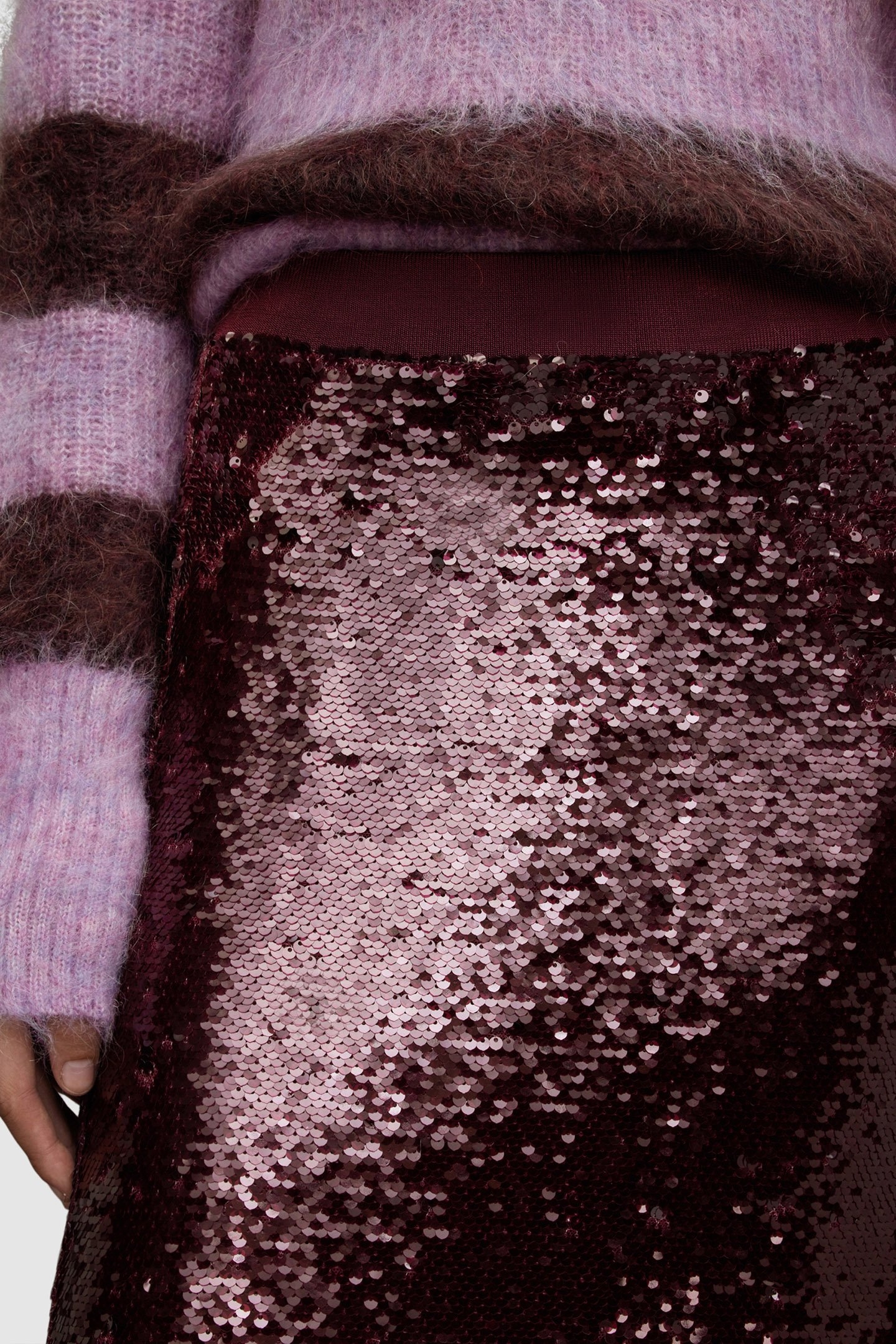 OPAL SPARKLE SKIRT ROYAL RED 8