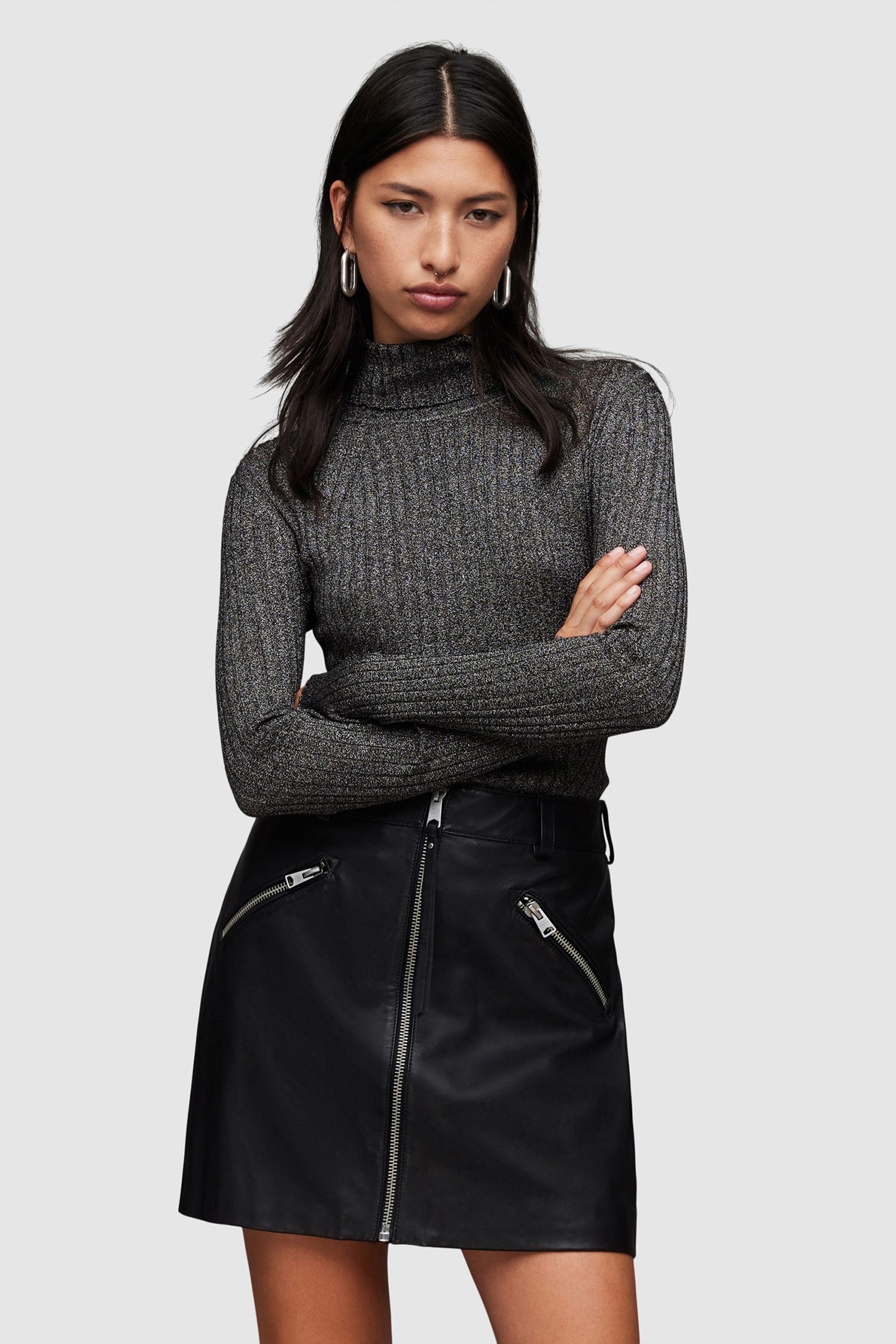 JULIETTE JUMPER BLACK/SILVER 1