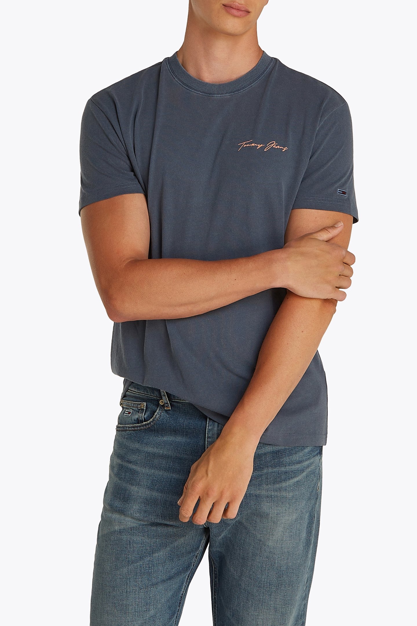 TJM REG SIG SAILING T-SHIRT REGULAR FIT NAVY BLUE 1