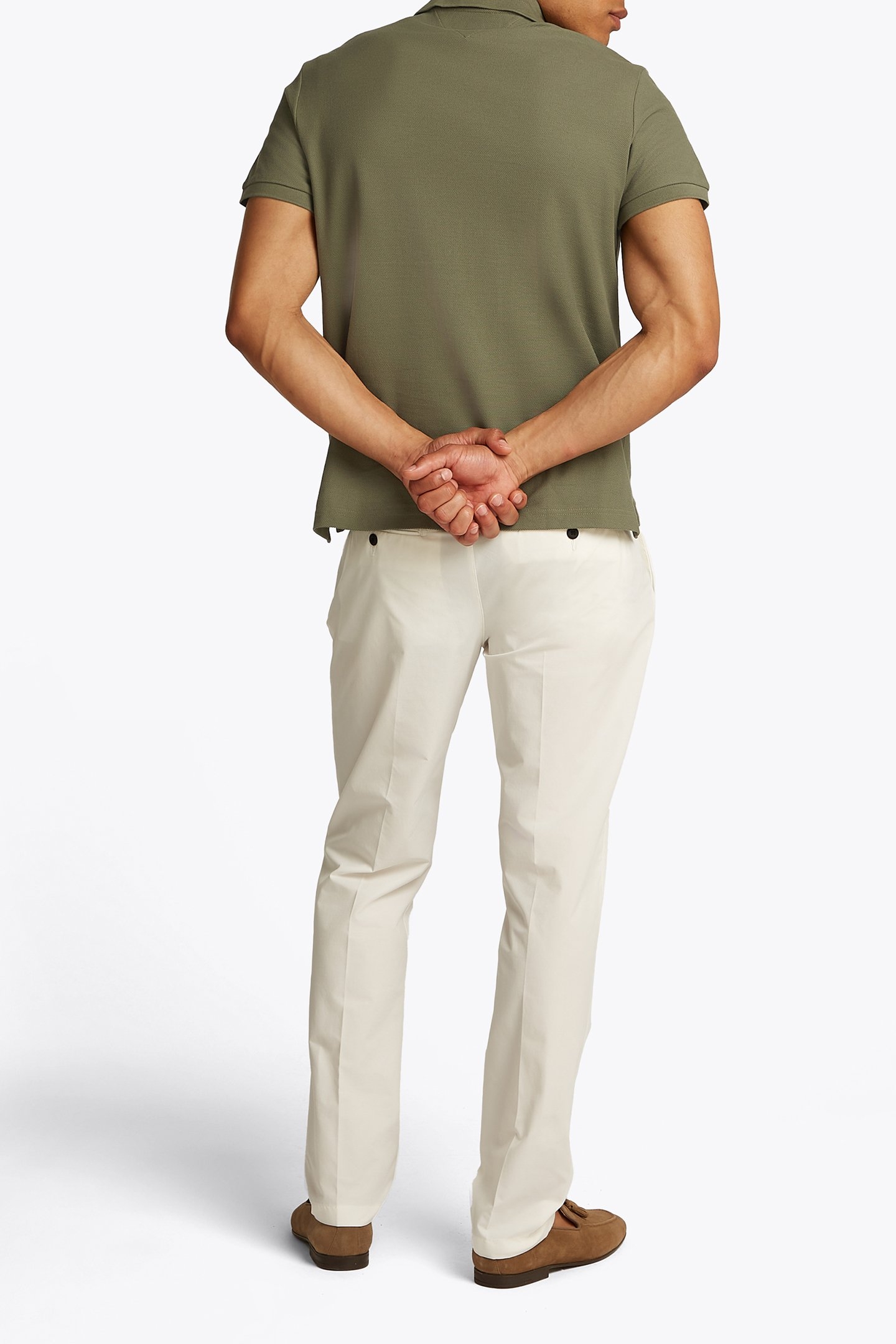 IMD REG NORMAL FIT POLO SHIRT BATTLE GREEN 3