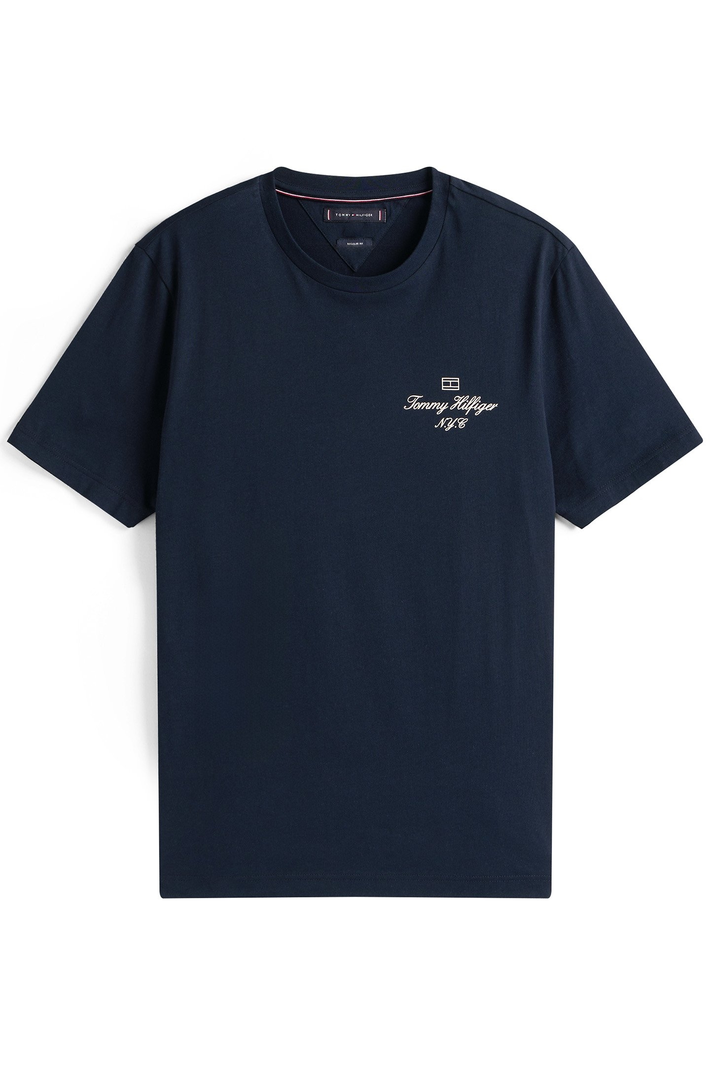 OUTLINE FLAG SCRIPT TEE REG FIT DESERT SKY BLUE 4