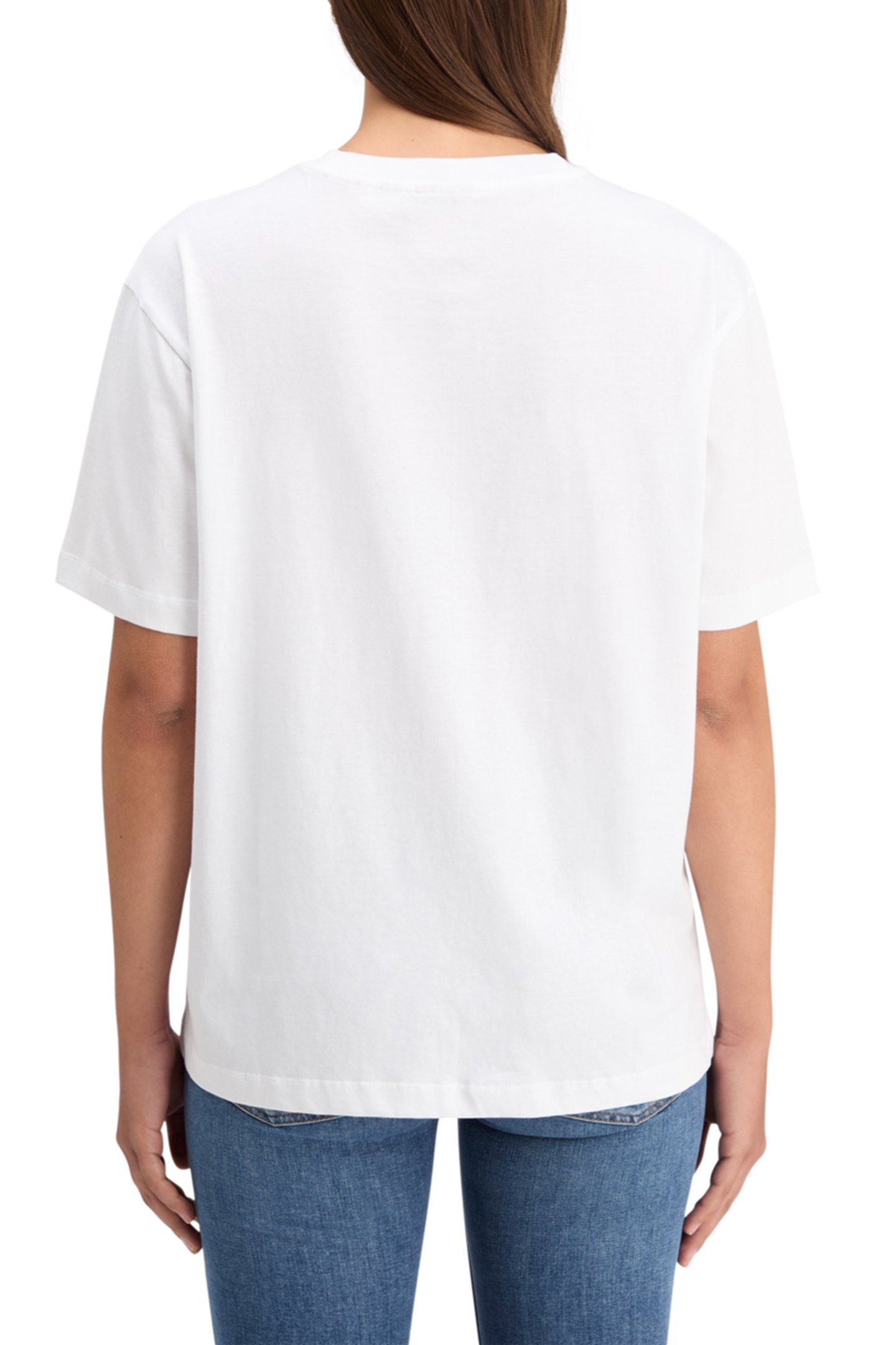 CHEST ARTWORK LOOSE FIT T-SHIRT WHITE 2