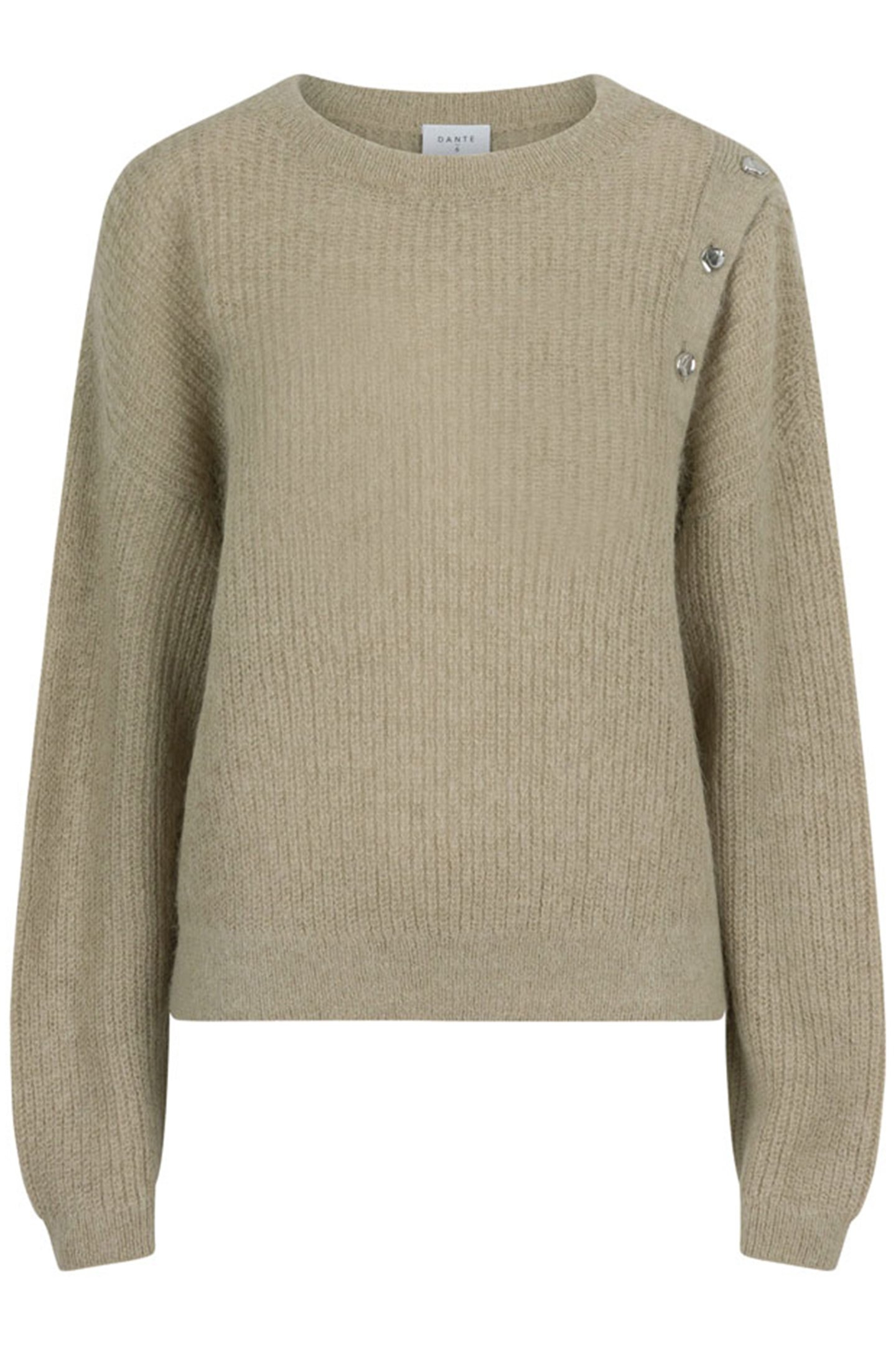 BRUNI FANCY BUTTON SWEATER SWAMP GREEN 3