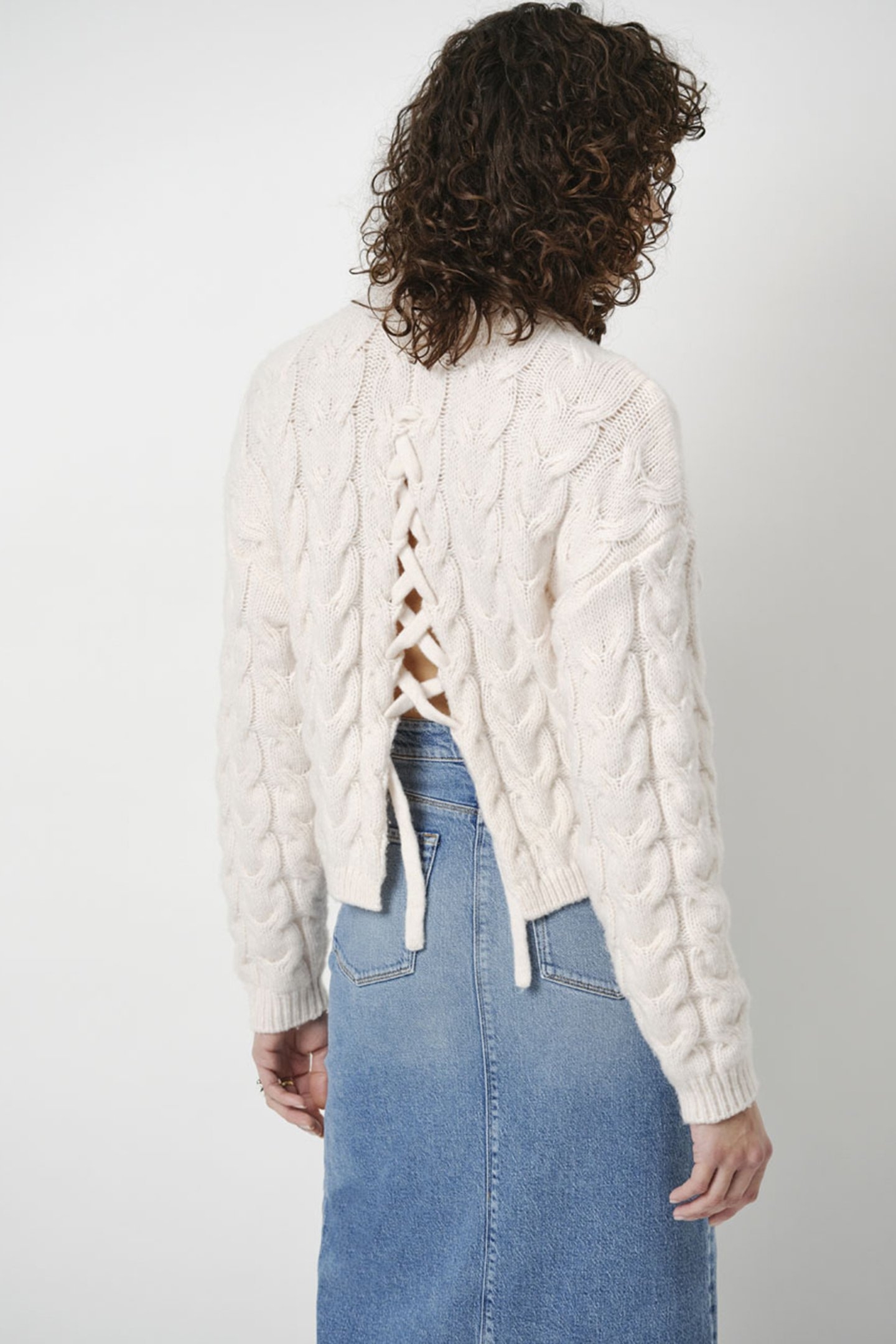 ROSS OPEN-BACK SWEATER BUTTER CREAM 4