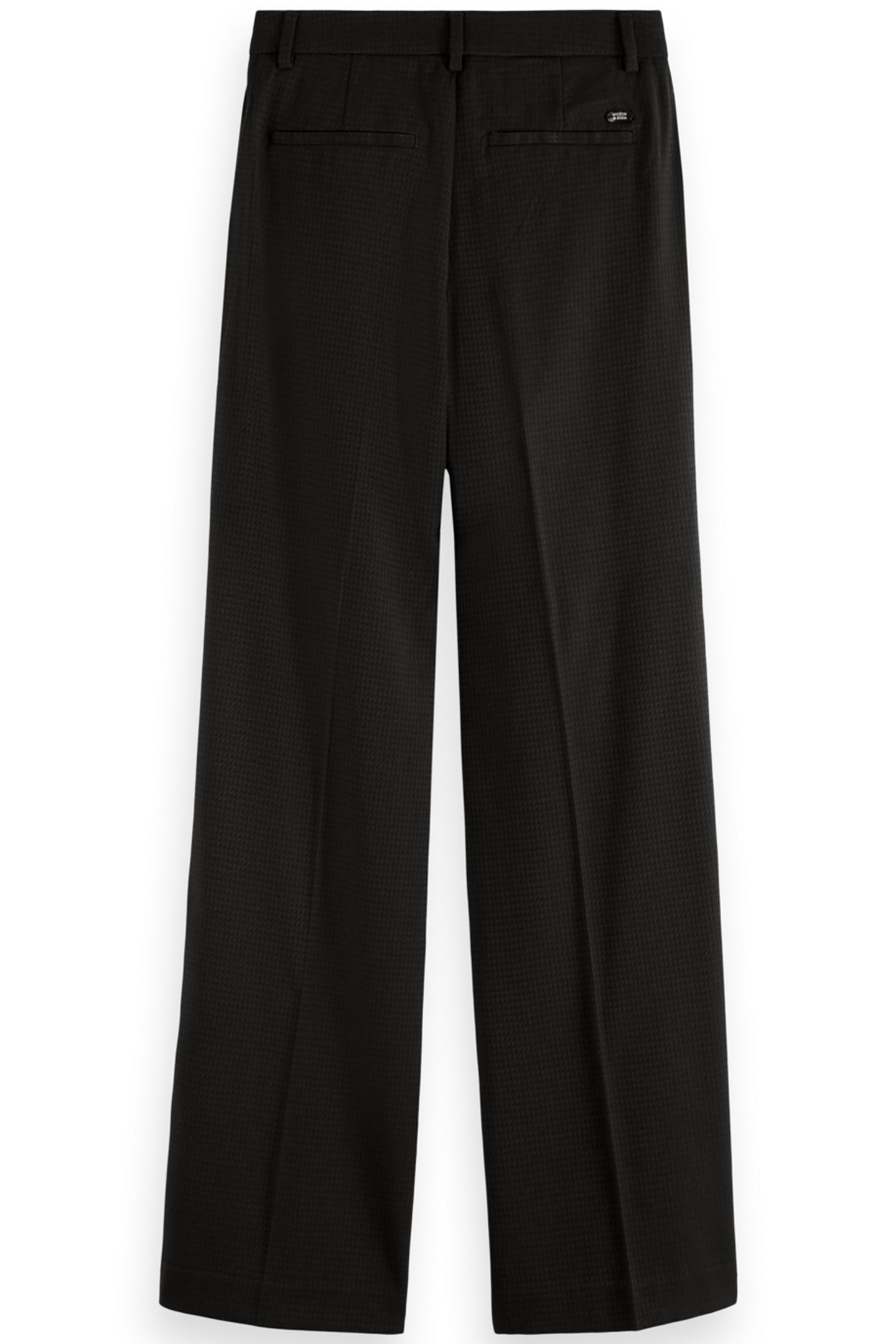 EDIE - HIGH RISE WIDE LEG TROUSERS BLACK 5
