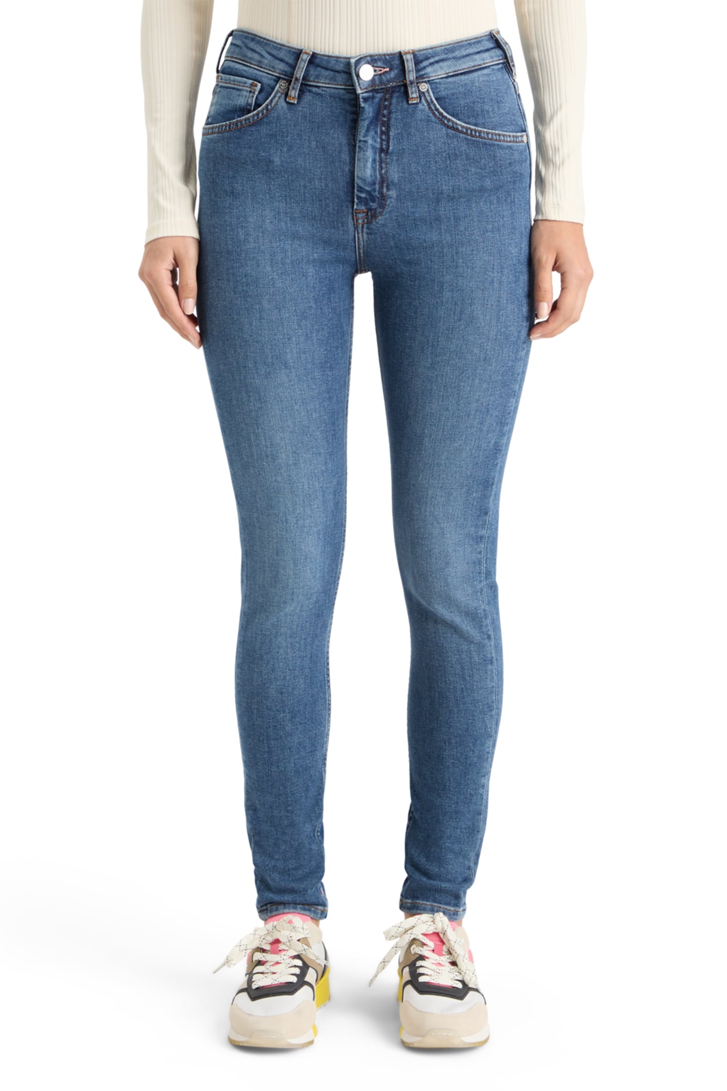 ESSENTIALS HAUT SKINNY JEANS — FRESH DRAFT 1
