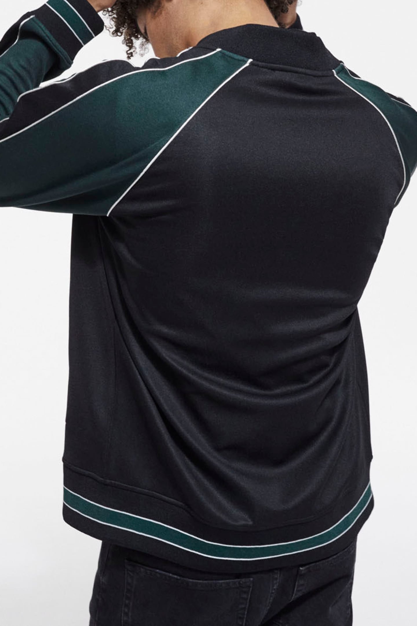 ZIP-UP SWEATSHIRT WITH RAGLAN SLEEVES VERT BOUTEILLE 6