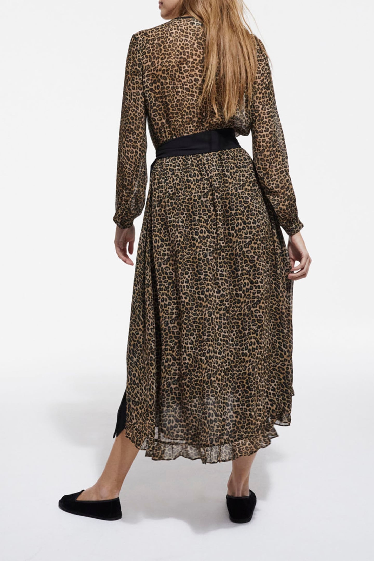 PETIT LEO VISCOSE GGT LONG DRESS LEOPARD 2