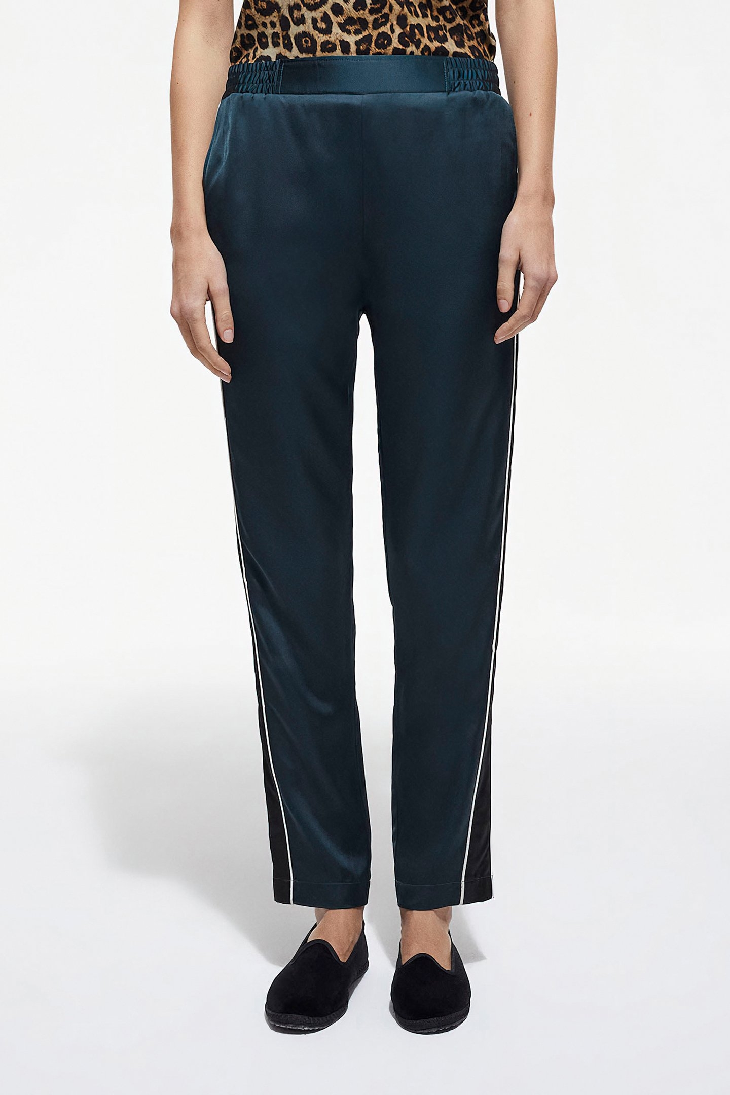 SWEATPANTS GREEN NAVY 1