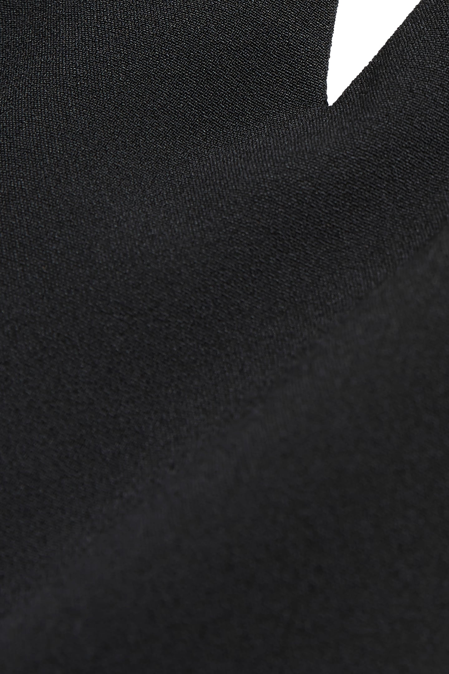 SHORT DRESS WITH LACE SLEEVE AND FRONT NECKLINE BLACK 7