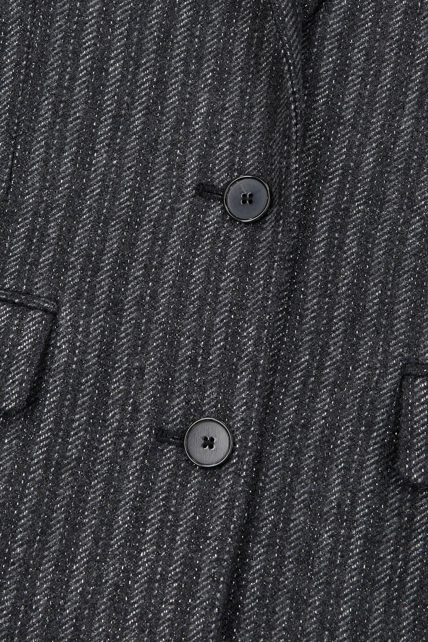 SINGLE CROSSED JACKET BLACK 6