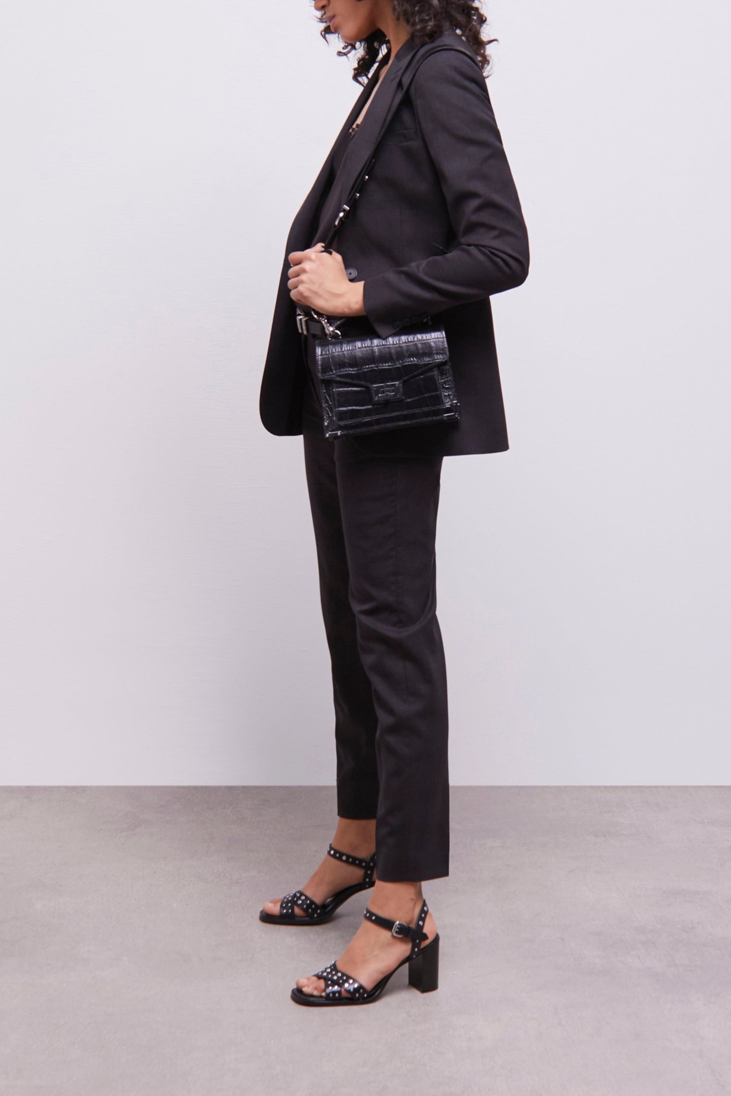 PRINCE OF WALES TAILORED FIT PANTS BLACK 5